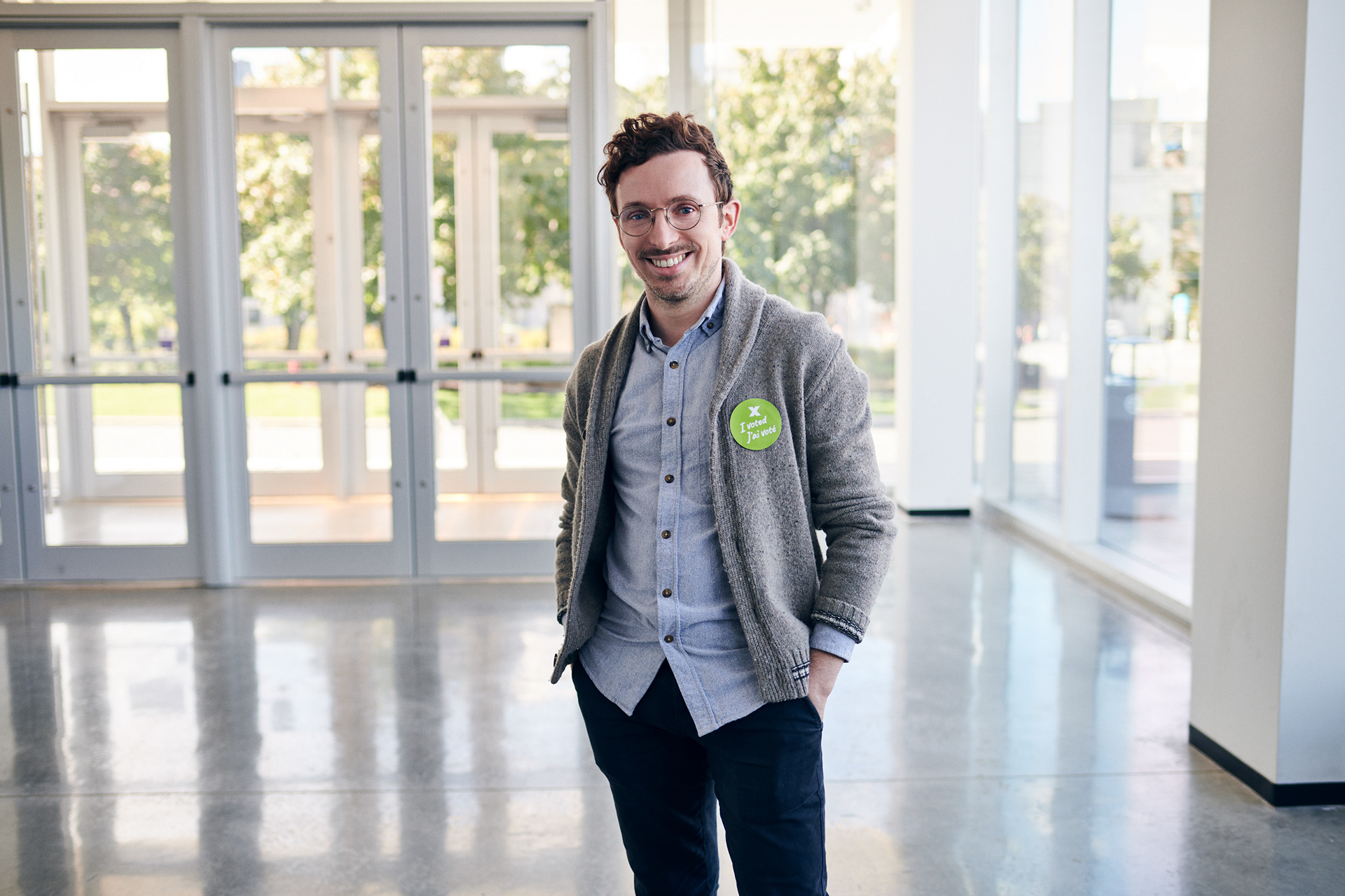 young hip urban adult man