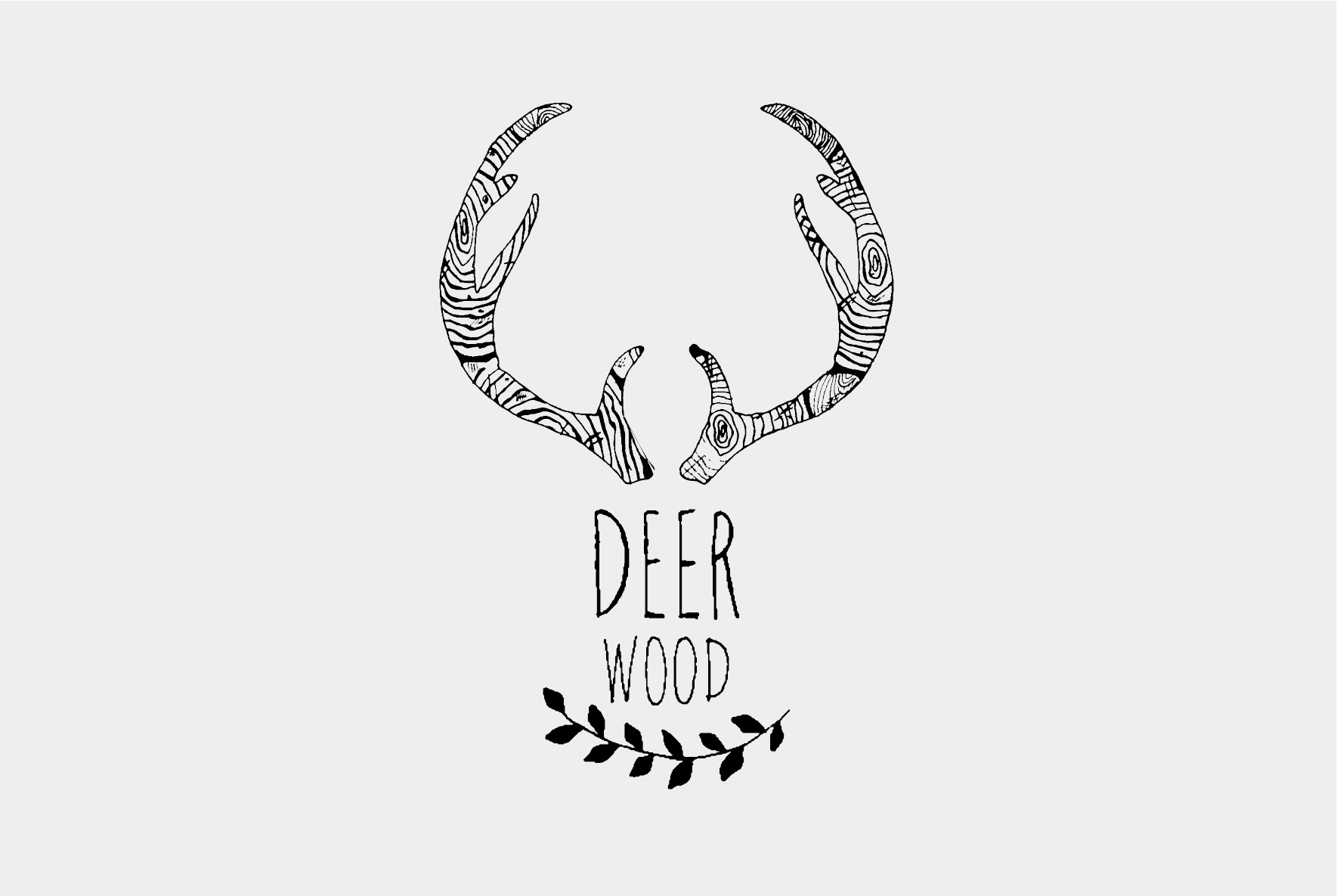 Logotyp dla Deer Wood - woodwork https://www.facebook.com/deerwood.woodwork/