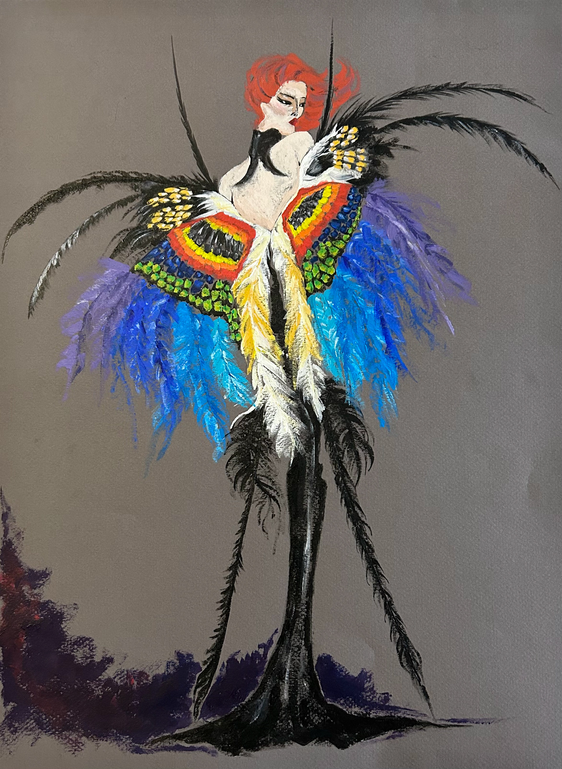Thierry Mugler 1997 couture dress.