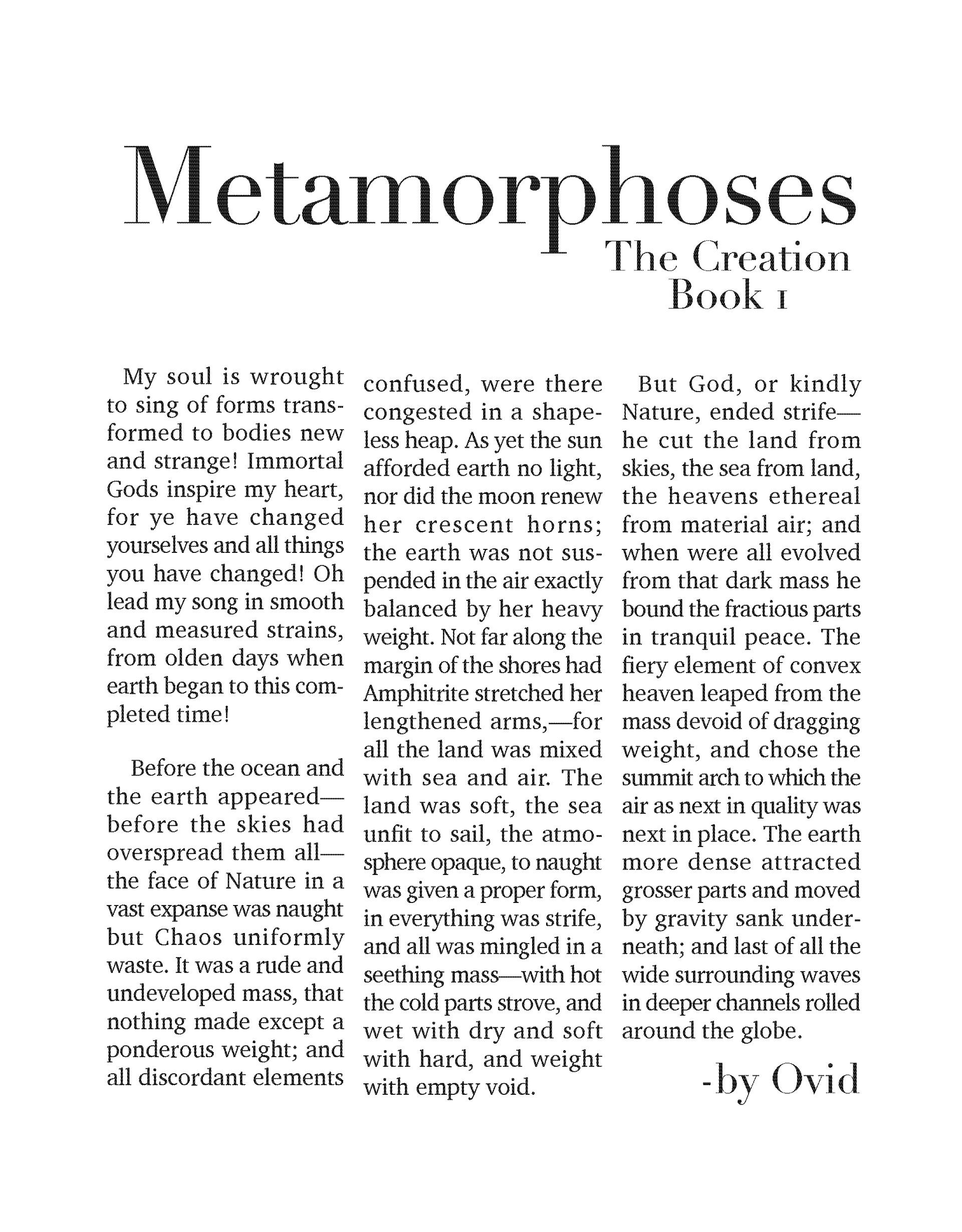 Study of typographic color