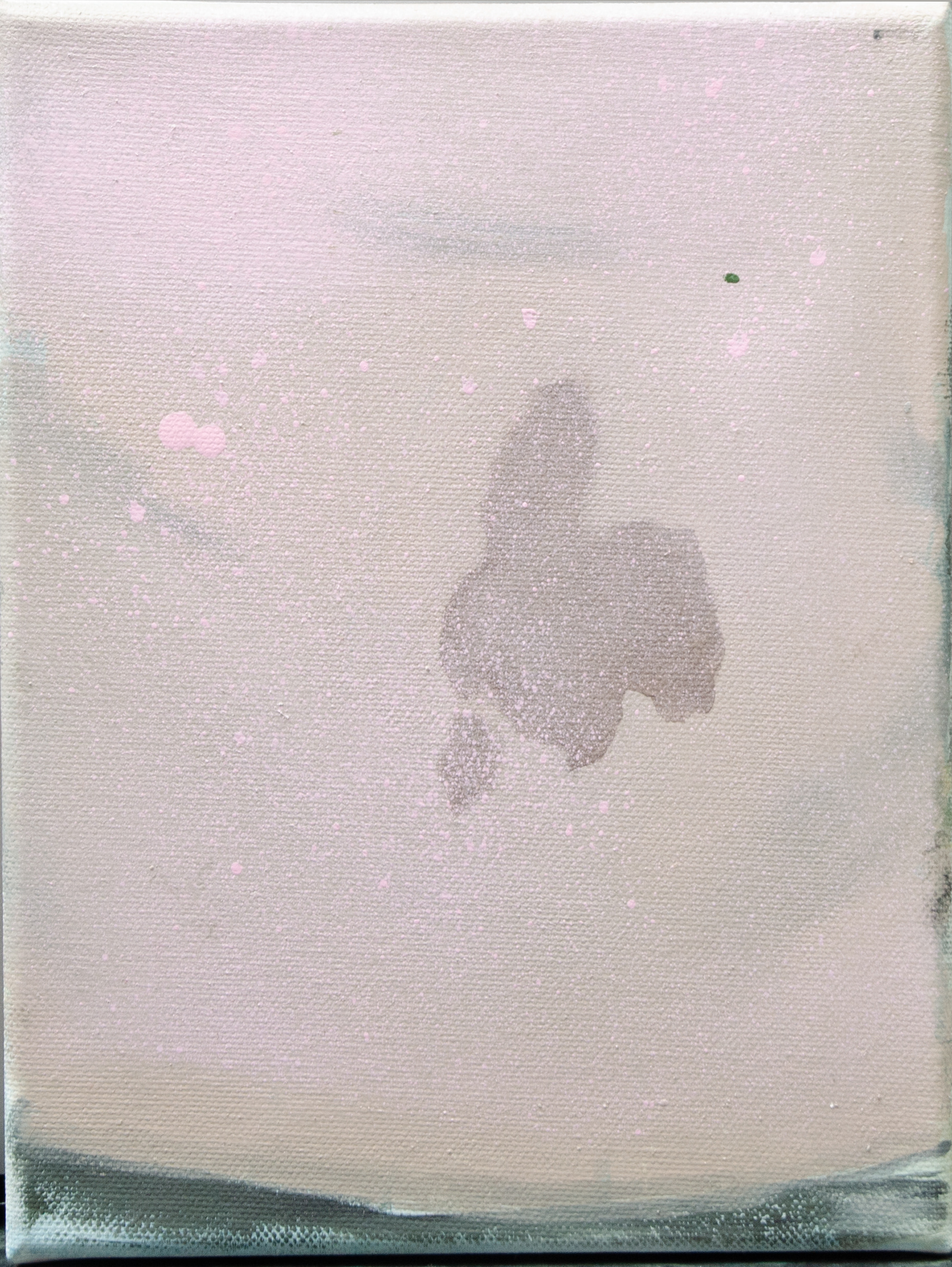 "Stain", oil on canvas, 15 x 10 cm, 2022