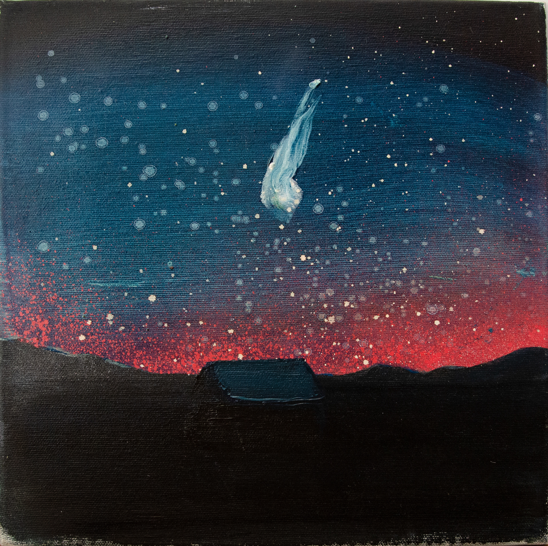 "Arcturus", oil on canvas, 30 x 30, 2022