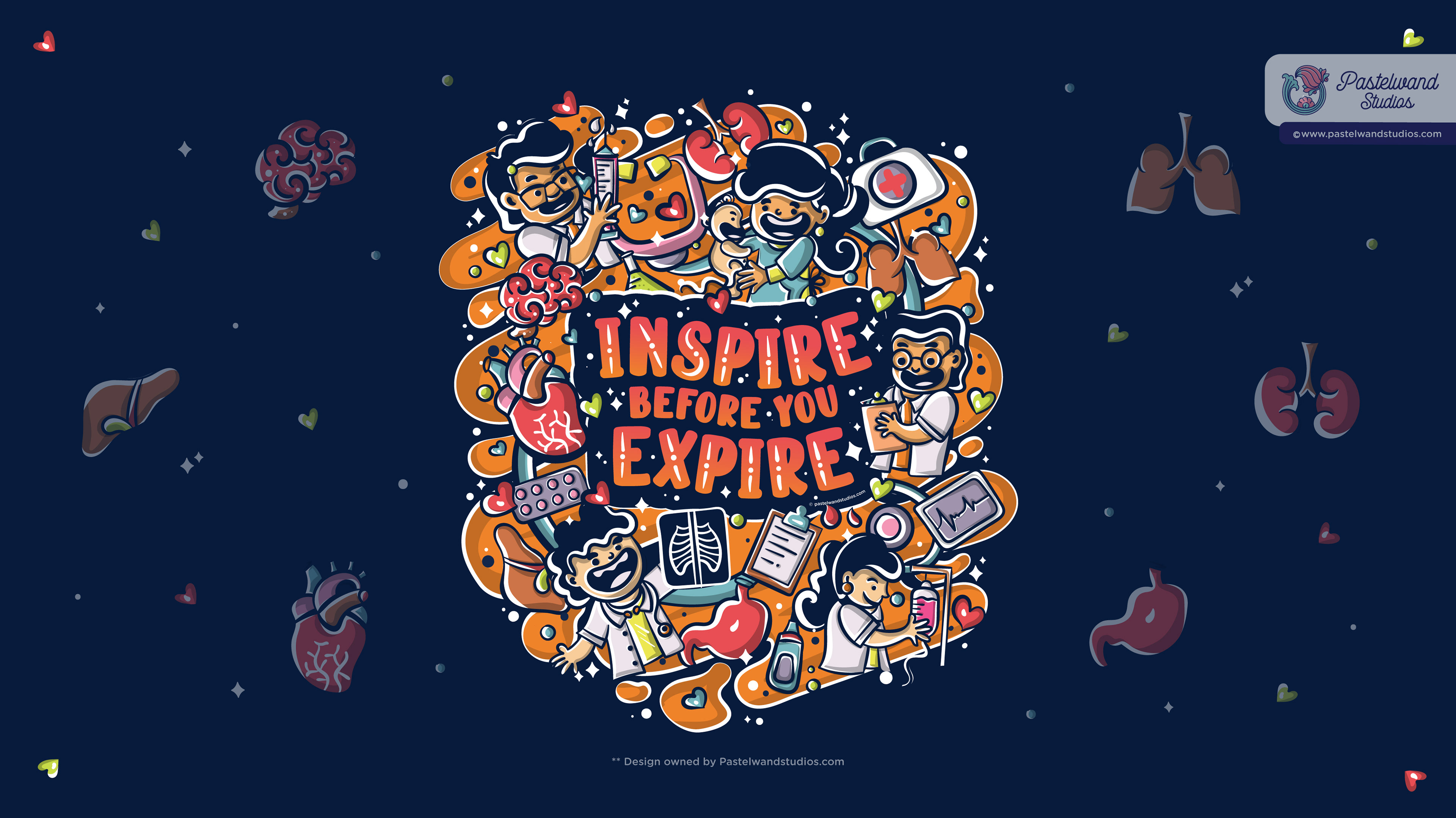 Design for medical event merchandise