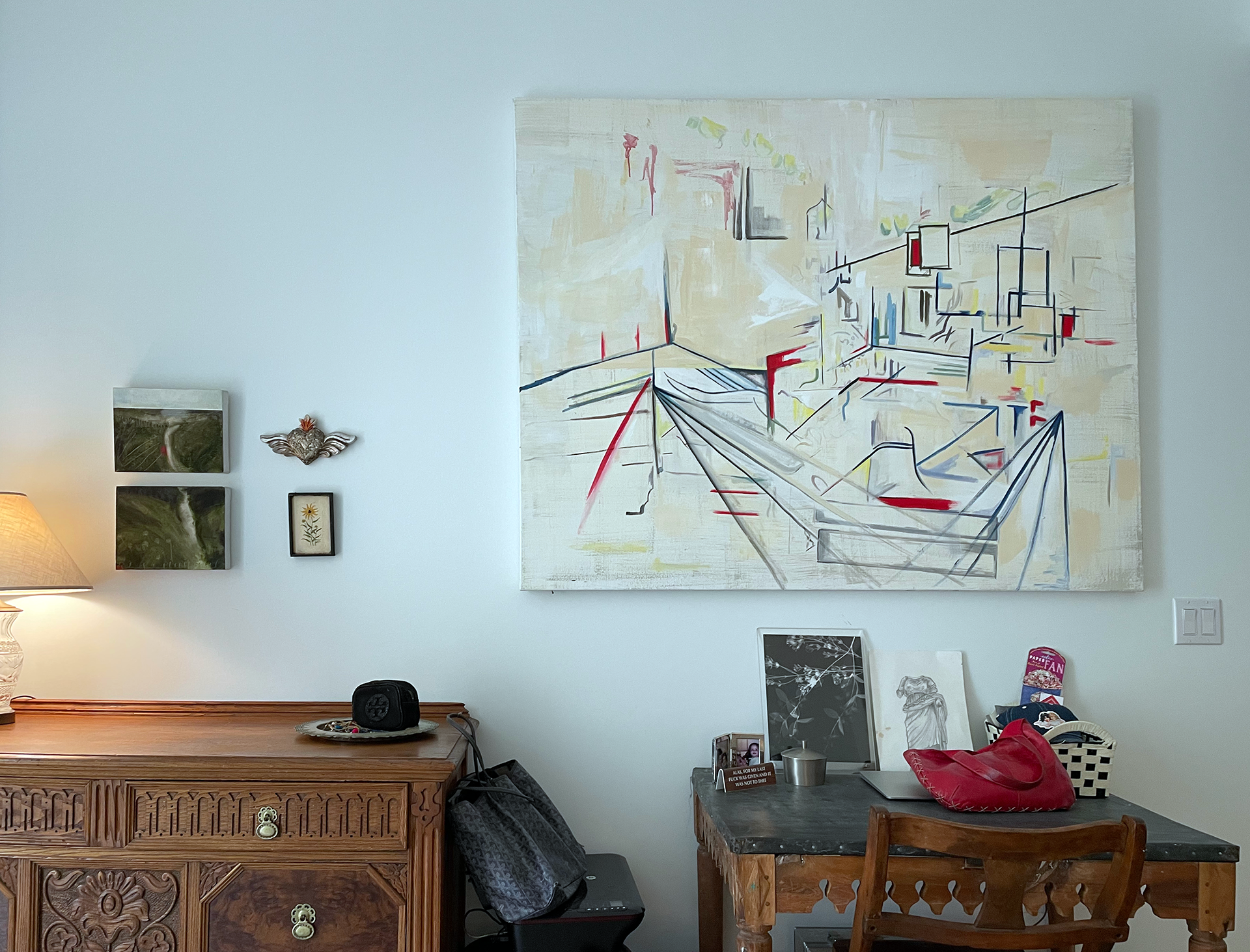 48x60 Oil and Acrylic on Canvas