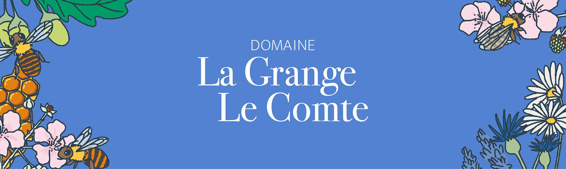 Titre "La Grange Le Comte", illustrations