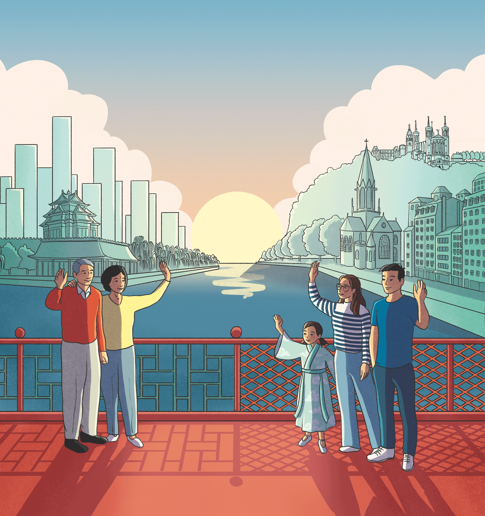 Illustration de la couverture de l'album jeunesse