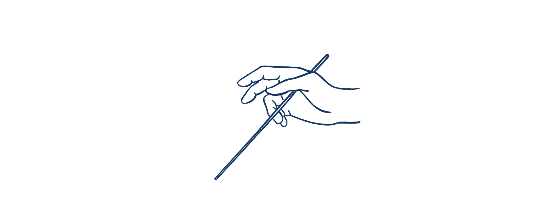 Illustrations des étapes d'une technique culinaire pour manger des nouilles avec des baguettes