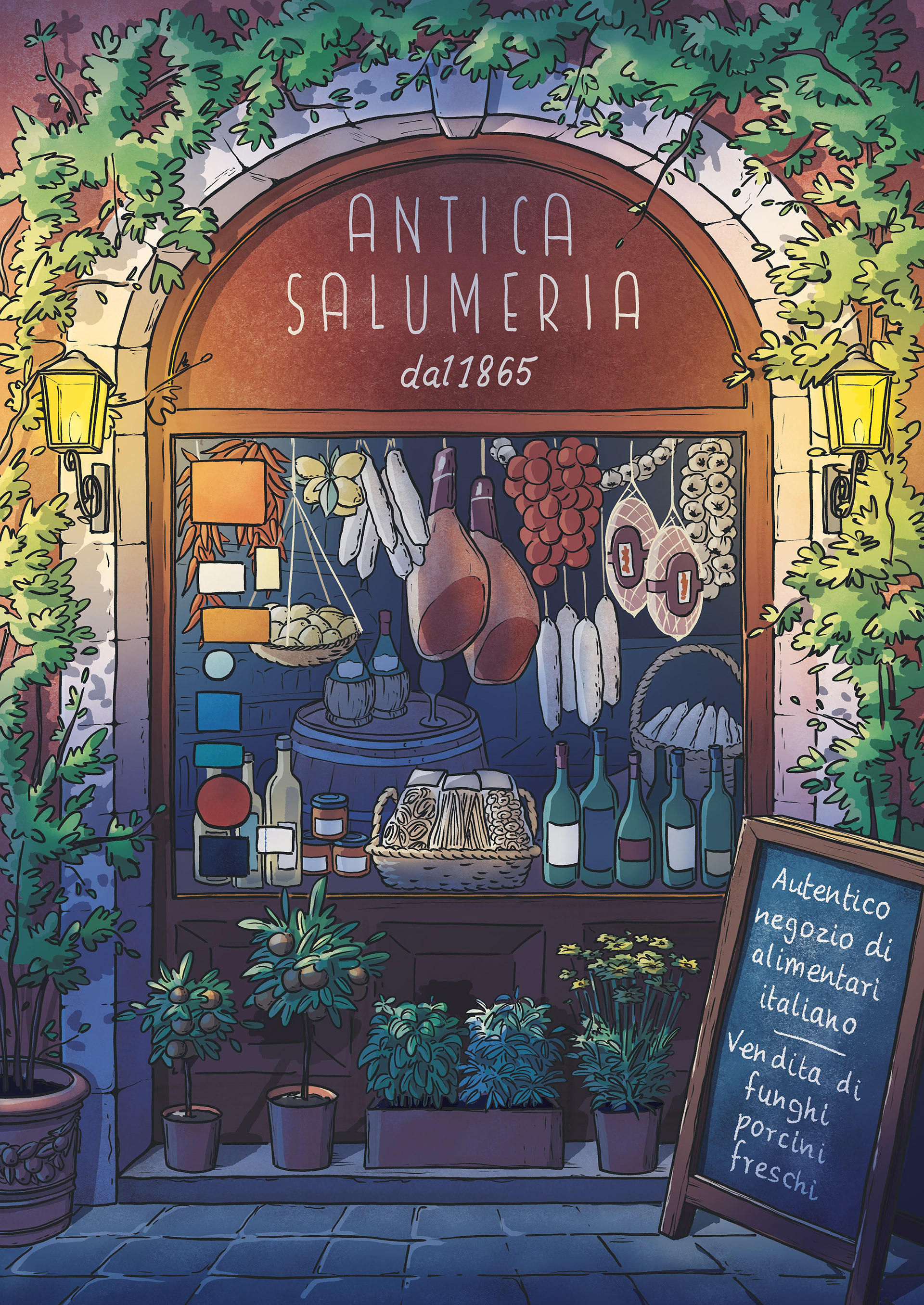 Antica Salumeria de nuit