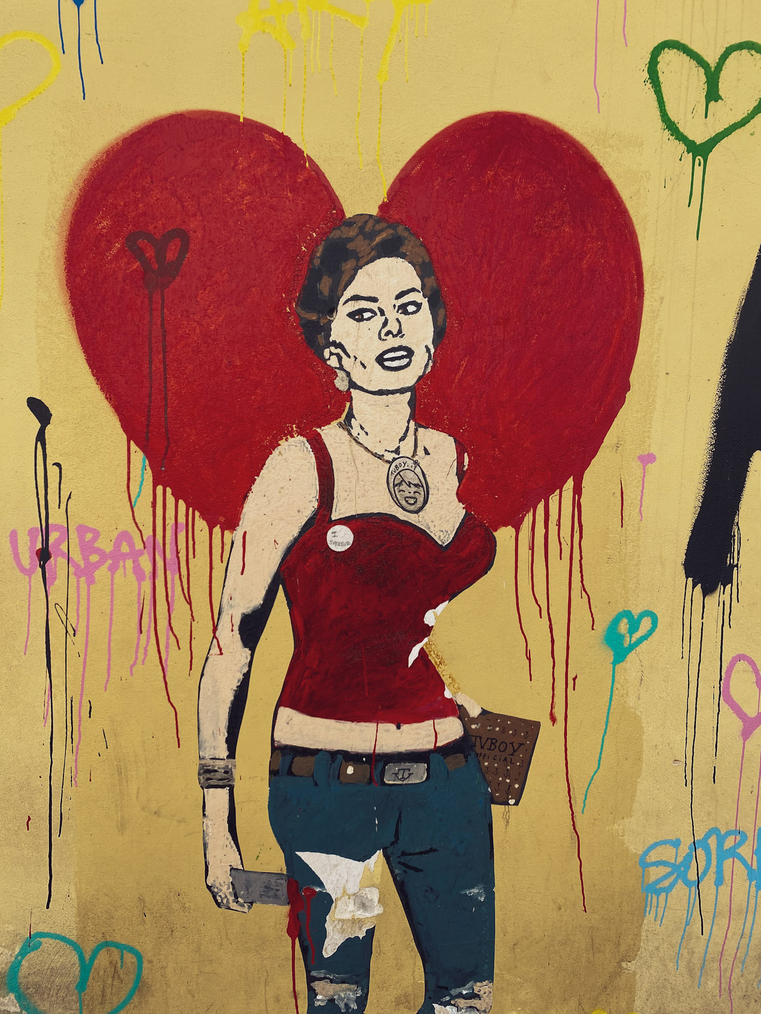 Mural - Sophia Loren: Sorrento, Italy, 2023