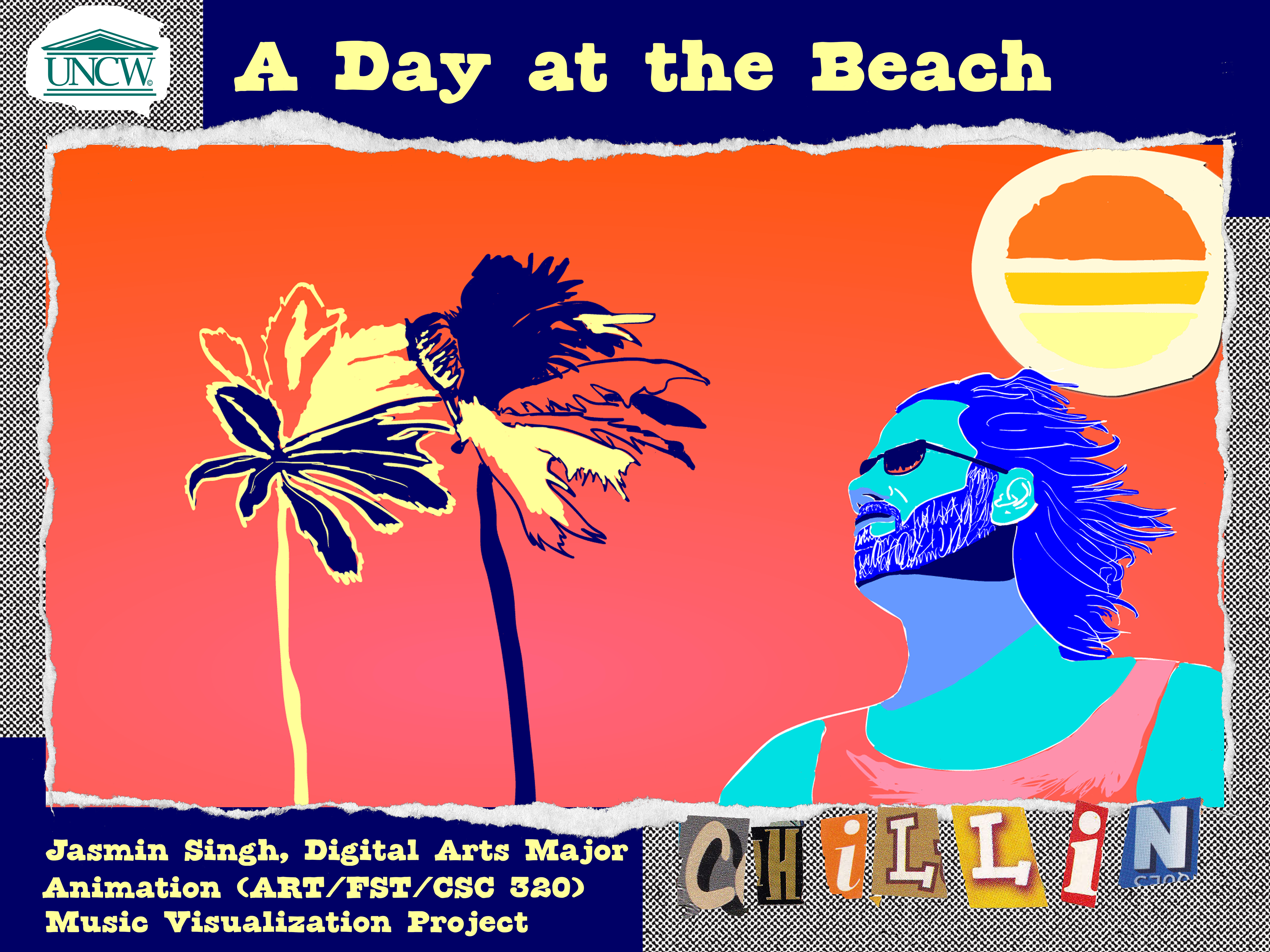 Picture drawn in Illustrator, flyer made in Photoshop