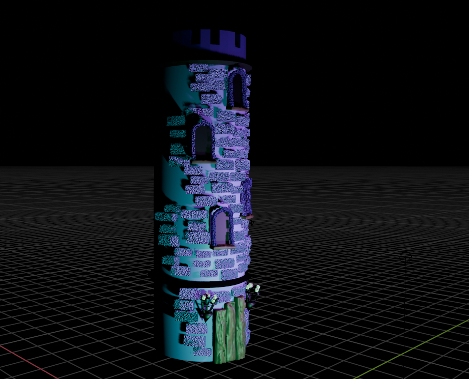 Experimented with lighting