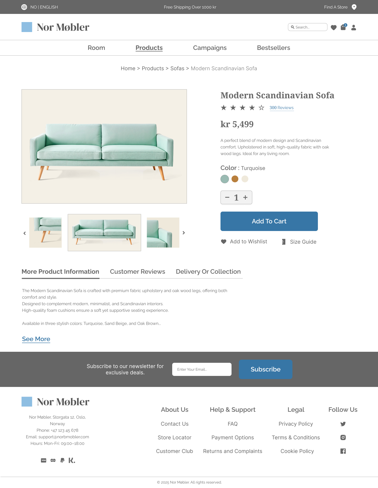 E-Commerce Product Page