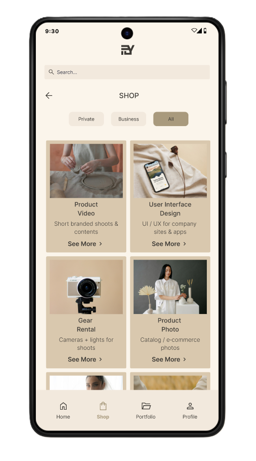 Shop/Category Page