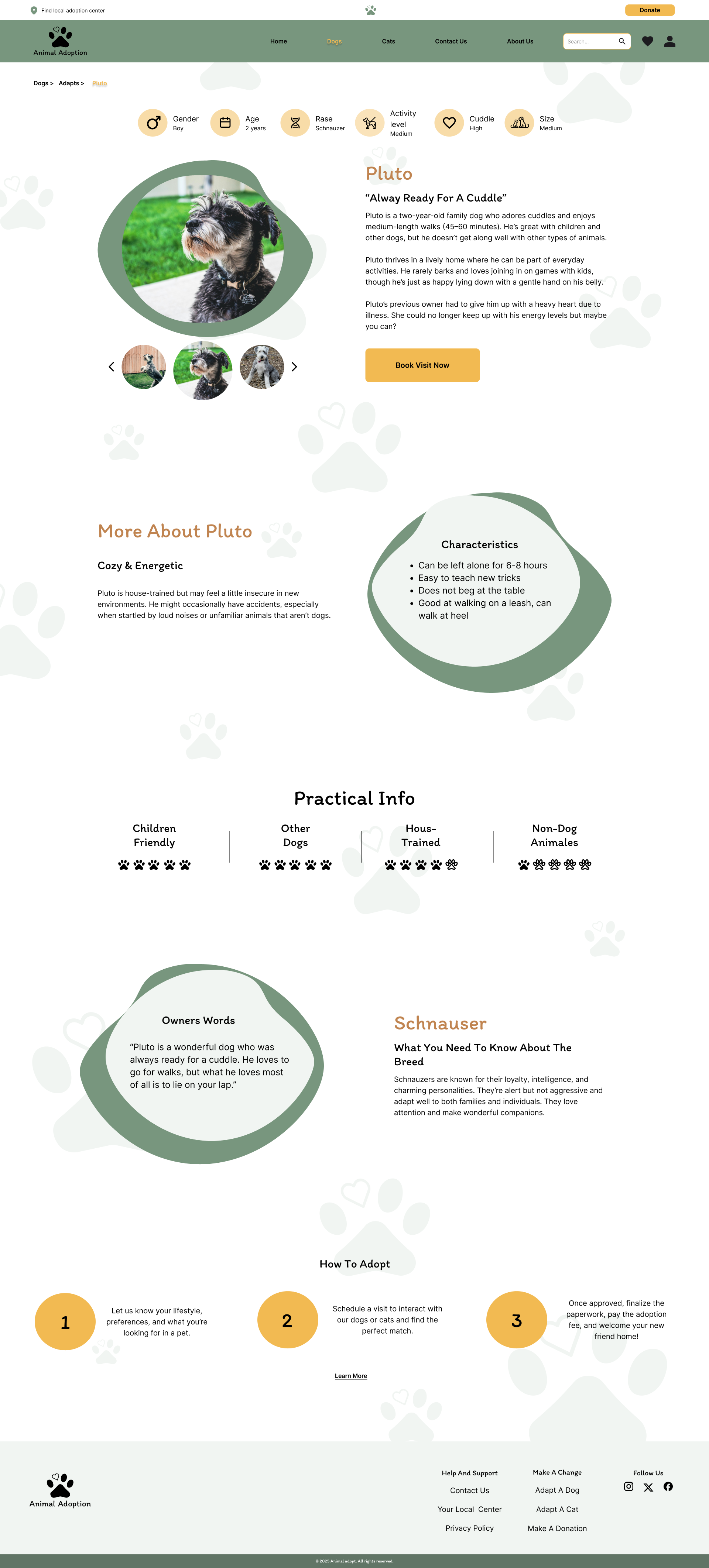 Dog Specific Page