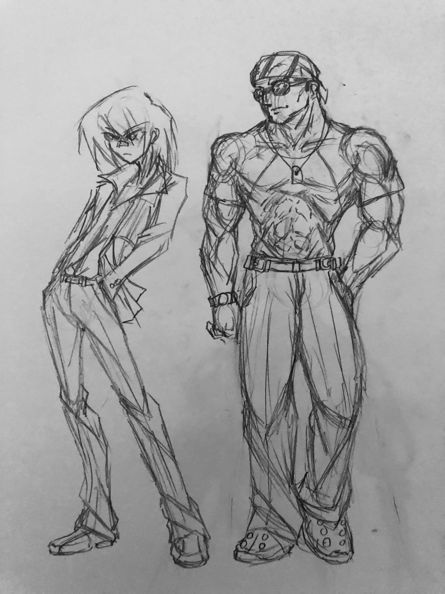 Steven and Carmen in different clothes