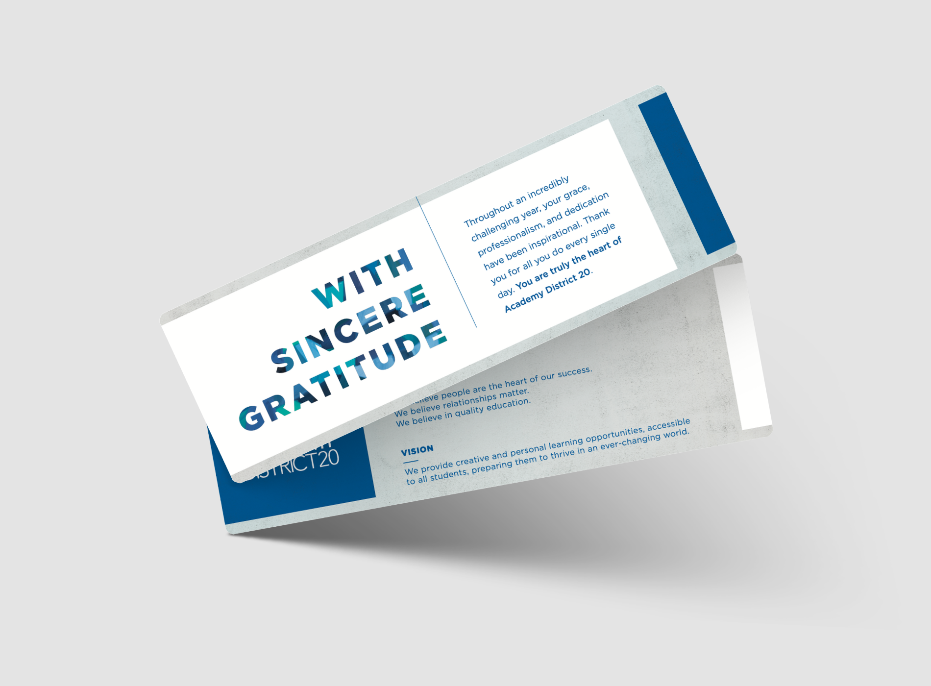 Internal Corporate Thank You Card