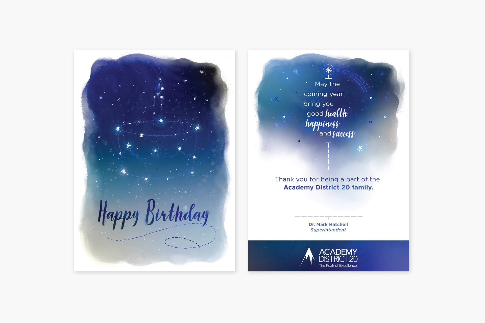 Corporate Internal Birthday Card