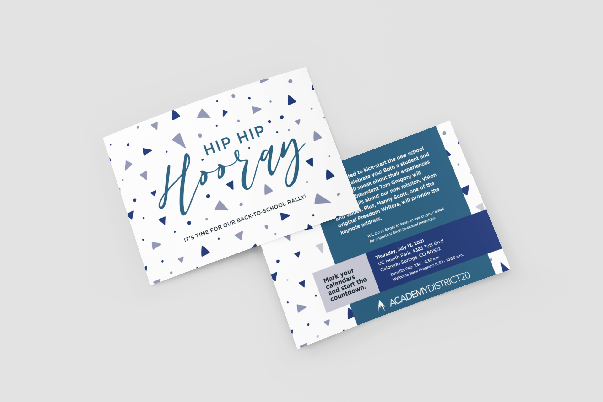 Back-to-School Rally | Invitation