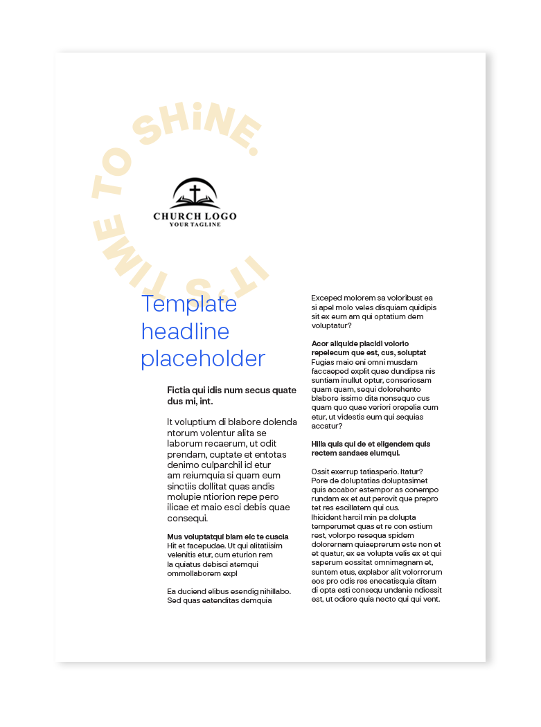 Church Partner Template