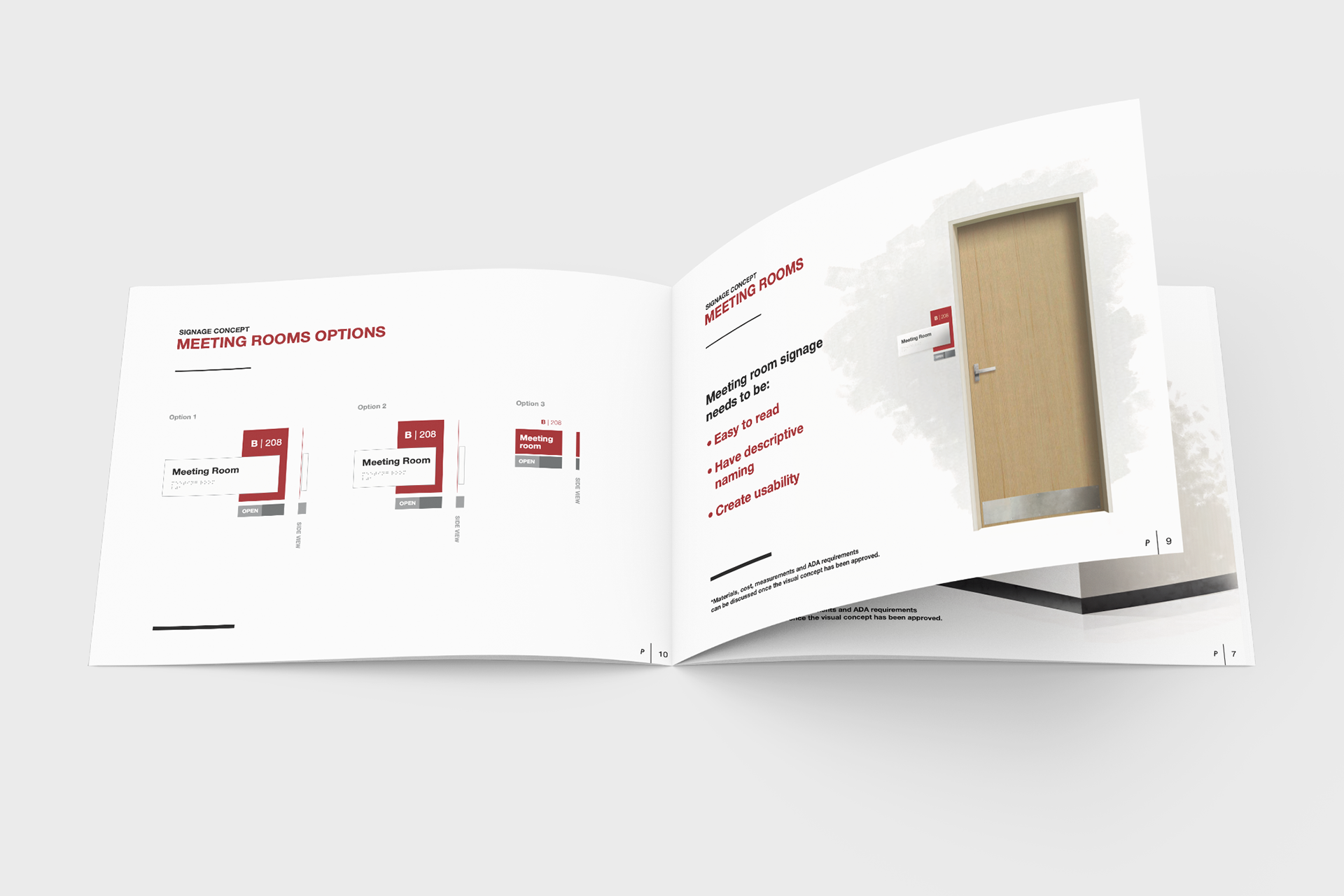 Meeting Room Signage Concept
