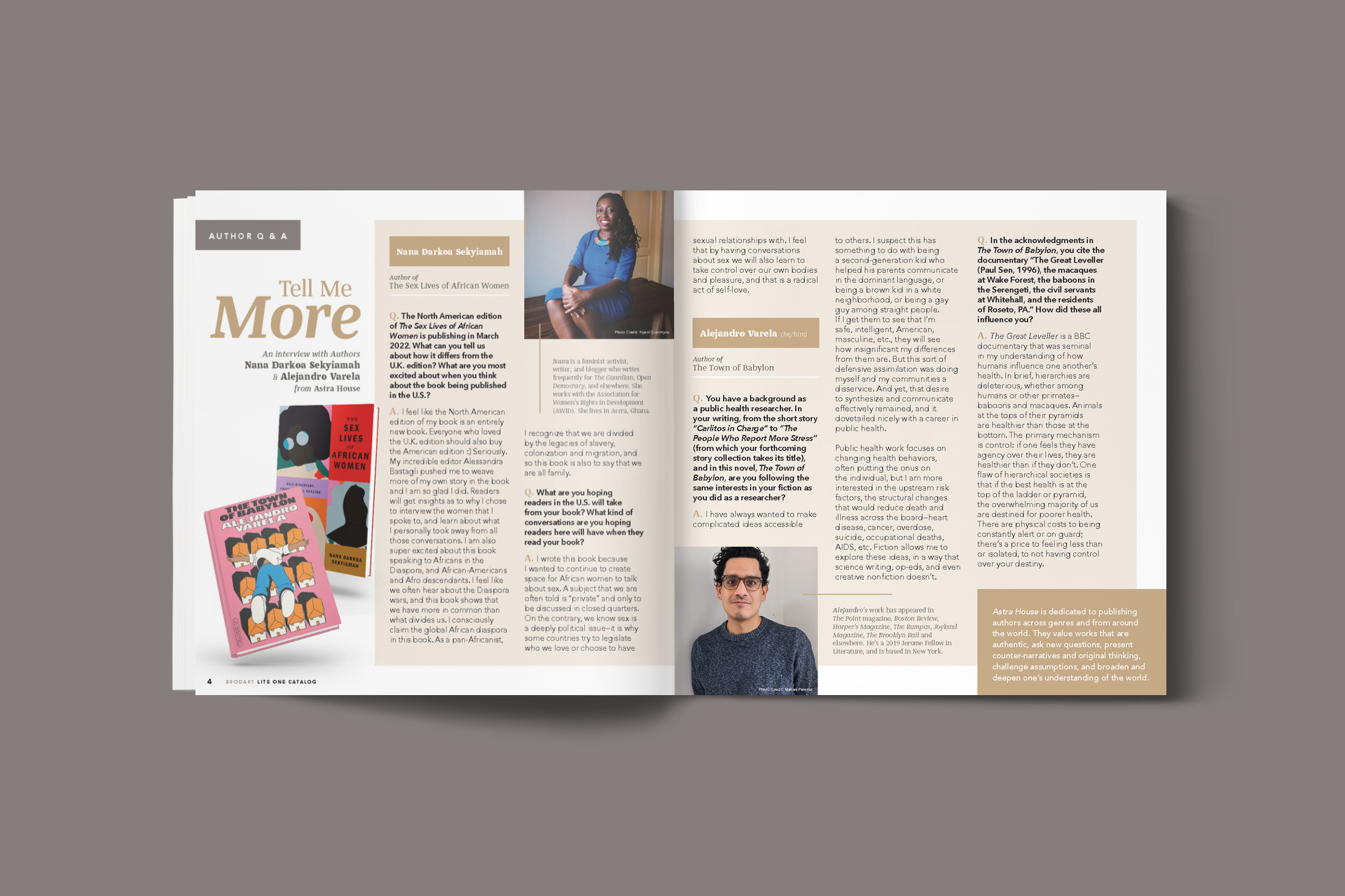 Author Q & A Magazine Article