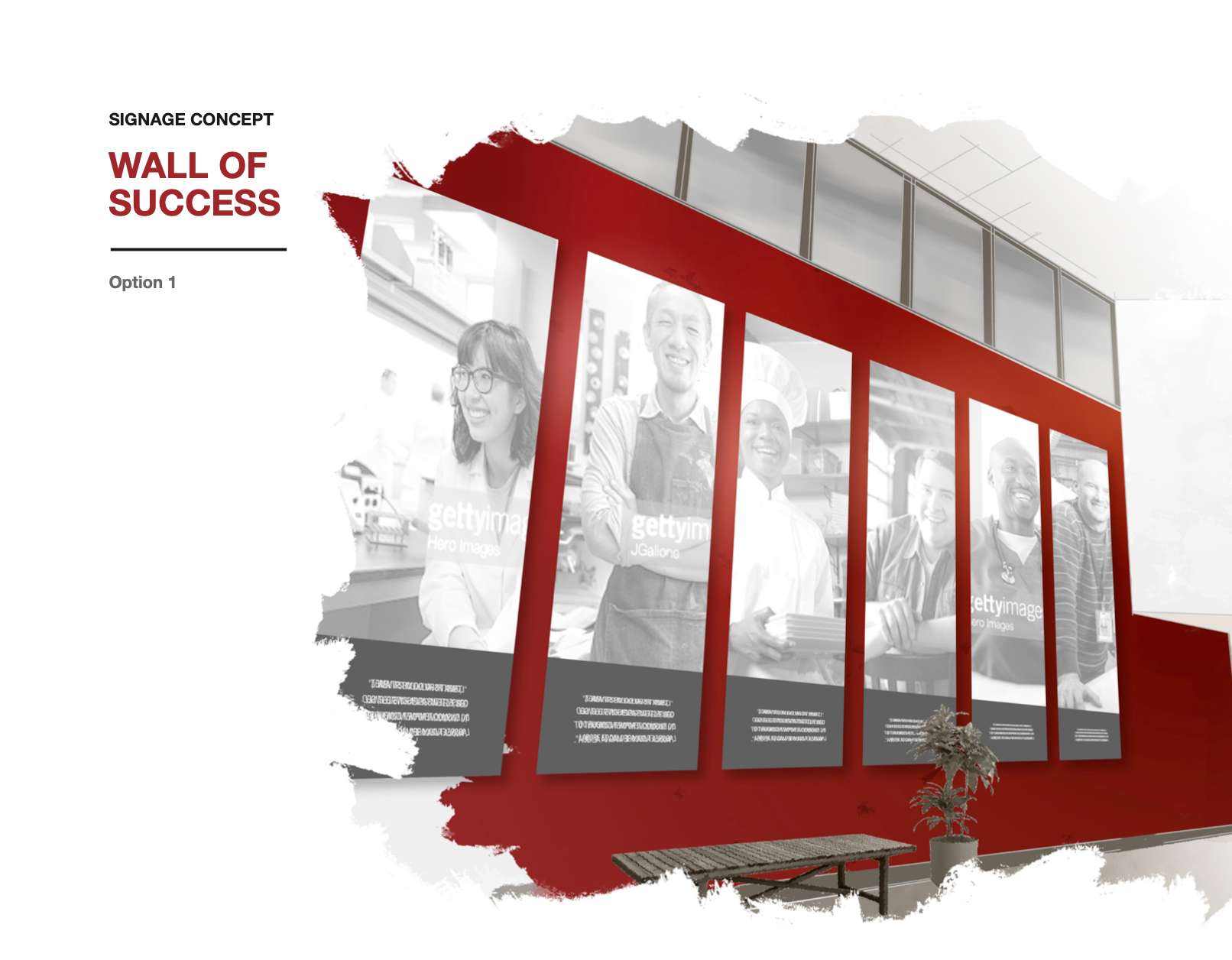 Alumni Wall Signage Concept