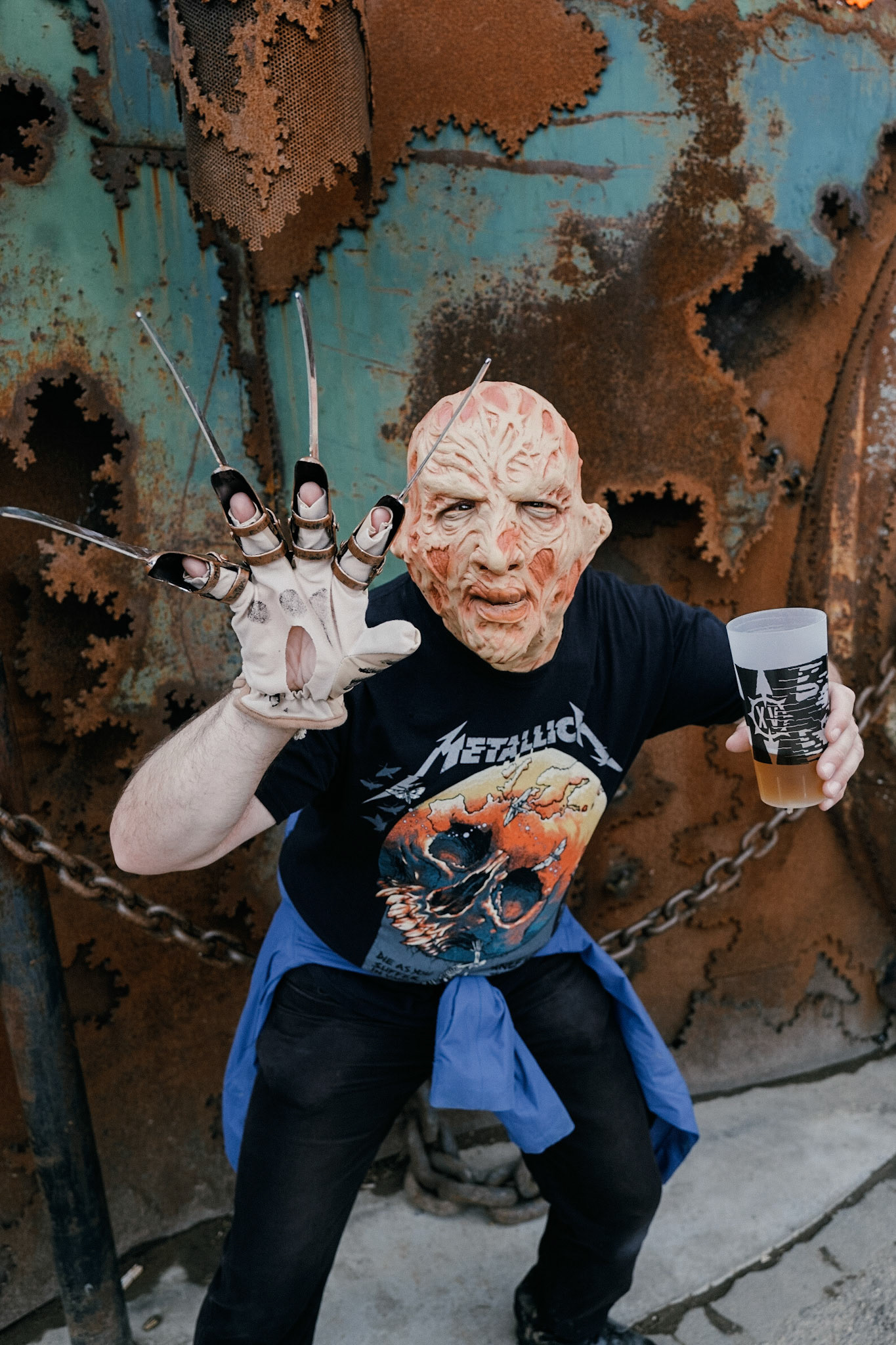 France, Clisson, 2022-06-26. 15th edition of Hellfest, the famous metal festival back after 2 years of postponement, for an exceptional double edition. Photography by Maxime Gruss / Hans Lucas.France, Clisson, 2022-06-26.15eme edition du Hellfest, le celebre festival de metal de retour apres 2 ans de report, pour une double edition exceptionnelle. Photographie de Maxime Gruss / Hans Lucas.