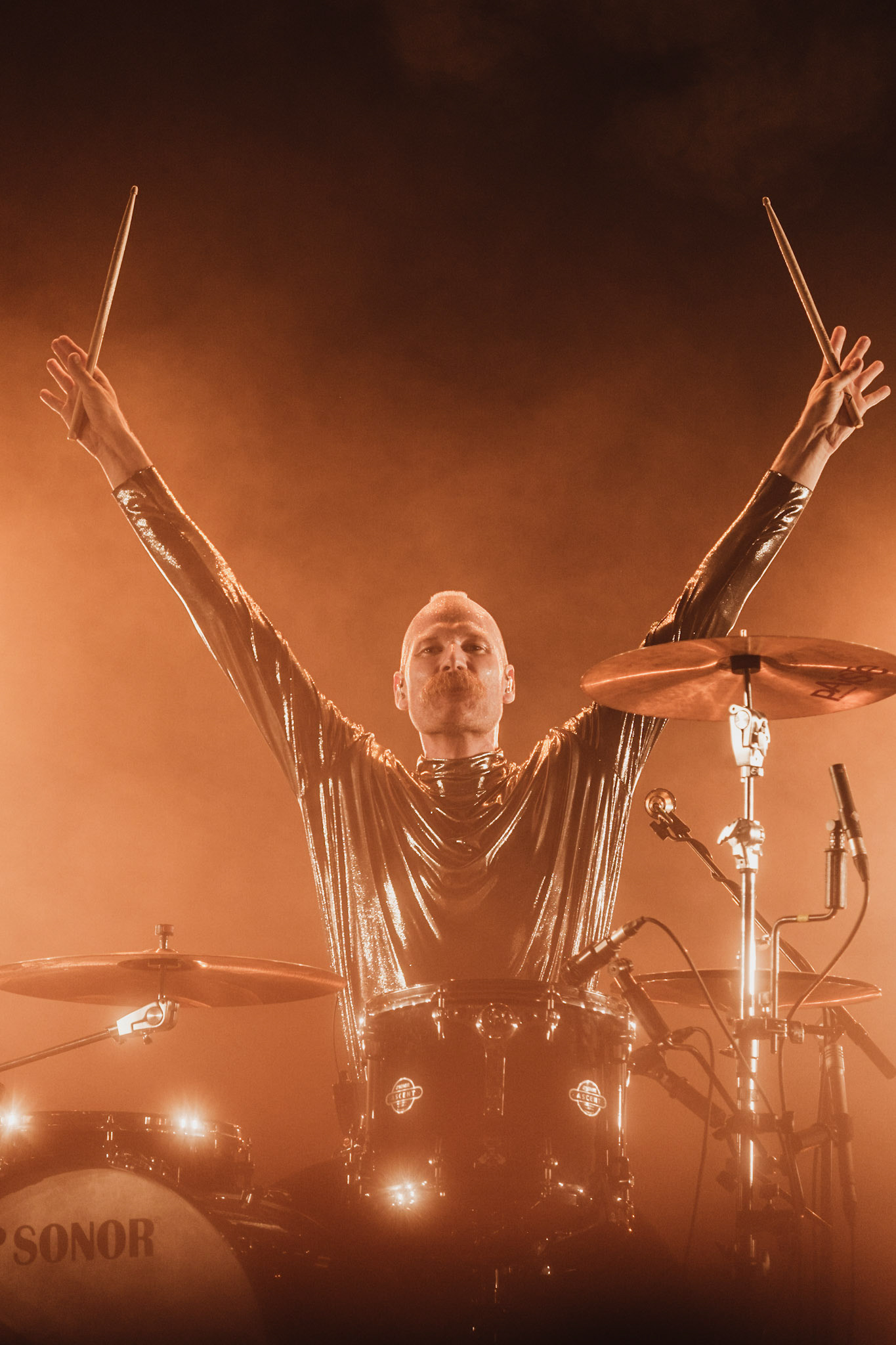 France, Clisson, 2022-06-25.  Kadavar. 15th edition of Hellfest, the famous metal festival back after 2 years of postponement, for an exceptional double edition. Photography by Maxime Gruss / Hans Lucas.France, Clisson, 2022-06-25. Kadavar. 15eme edition du Hellfest, le celebre festival de metal de retour apres 2 ans de report, pour une double edition exceptionnelle. Photographie de Maxime Gruss / Hans Lucas.