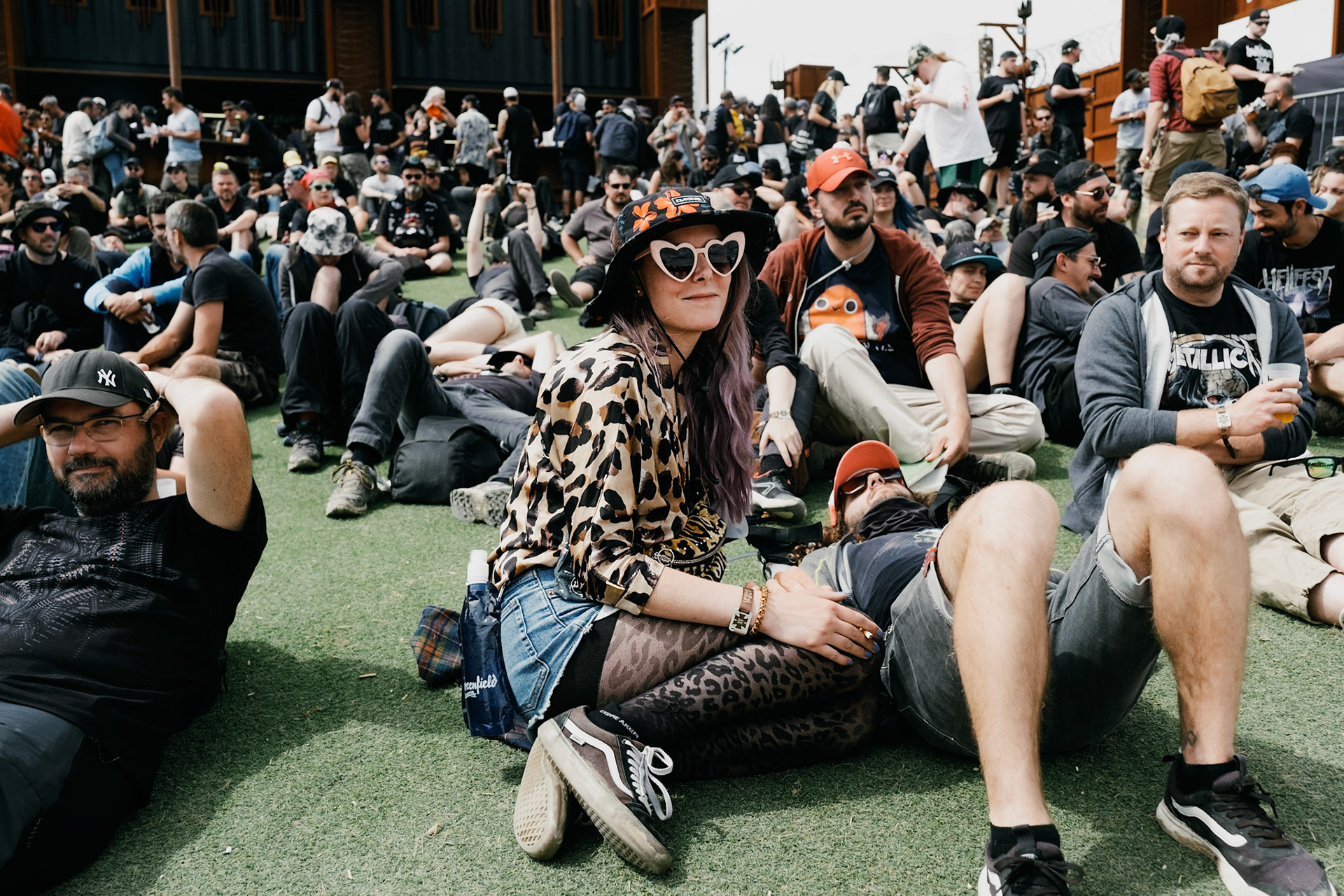 France, Clisson, 2022-06-26. 15th edition of Hellfest, the famous metal festival back after 2 years of postponement, for an exceptional double edition. Photography by Maxime Gruss / Hans Lucas.France, Clisson, 2022-06-26.15eme edition du Hellfest, le celebre festival de metal de retour apres 2 ans de report, pour une double edition exceptionnelle. Photographie de Maxime Gruss / Hans Lucas.