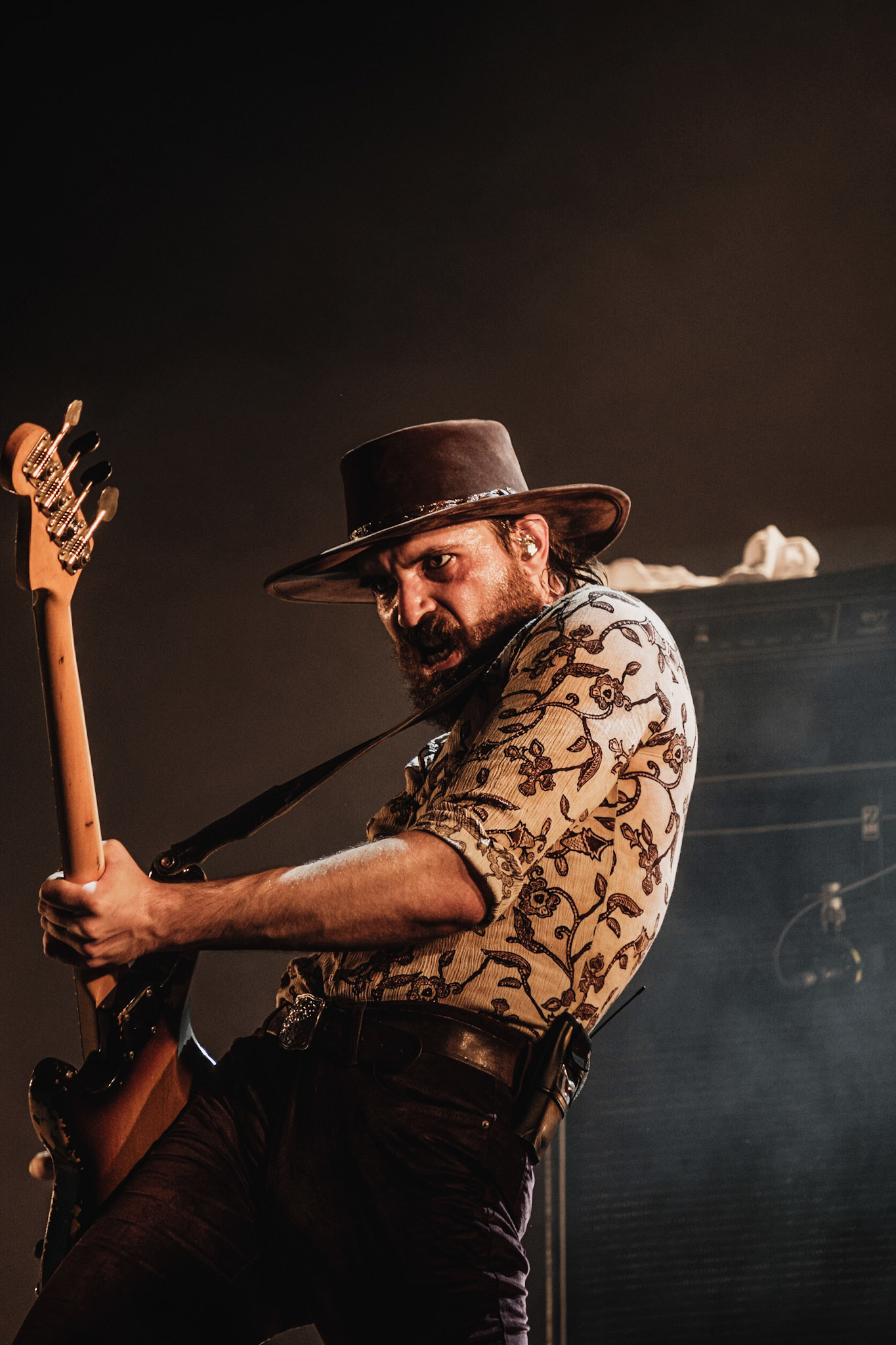 France, Clisson, 2022-06-25.  Kadavar. 15th edition of Hellfest, the famous metal festival back after 2 years of postponement, for an exceptional double edition. Photography by Maxime Gruss / Hans Lucas.France, Clisson, 2022-06-25. Kadavar. 15eme edition du Hellfest, le celebre festival de metal de retour apres 2 ans de report, pour une double edition exceptionnelle. Photographie de Maxime Gruss / Hans Lucas.