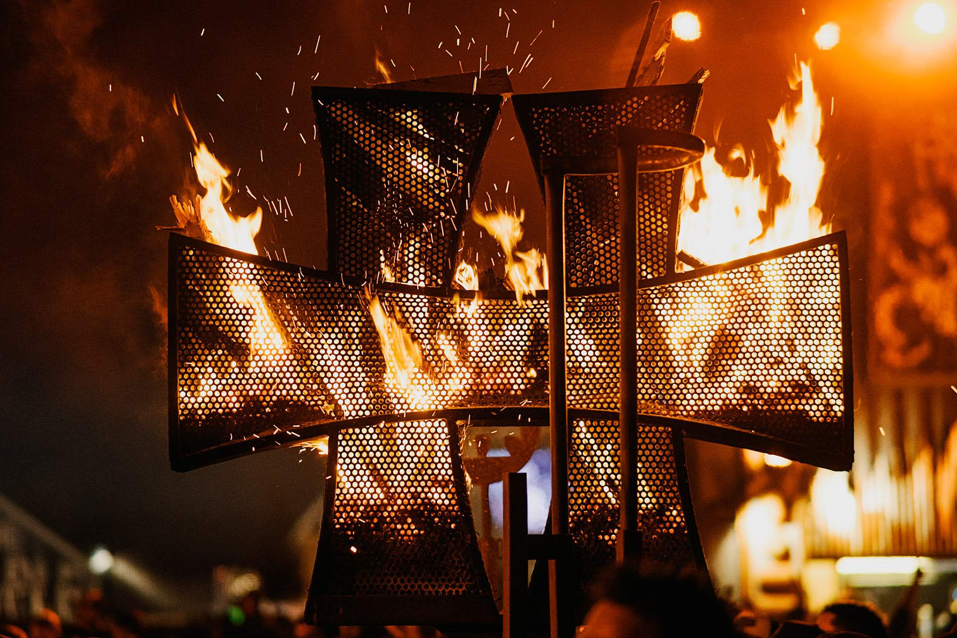 France, Clisson, 2022-06-25. 15th edition of Hellfest, the famous metal festival back after 2 years of postponement, for an exceptional double edition. Photography by Maxime Gruss / Hans Lucas.France, Clisson, 2022-06-25. 15eme edition du Hellfest, le celebre festival de metal de retour apres 2 ans de report, pour une double edition exceptionnelle. Photographie de Maxime Gruss / Hans Lucas.