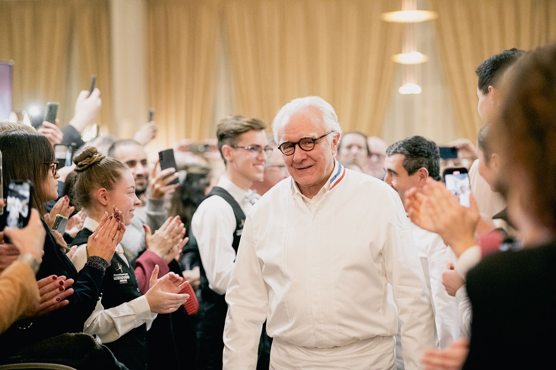 France, Grenoble, 2022-11-18. Award ceremony of the 2022 competition "one of the best workers of France" at the hotel lesdiguieres, hotel and restaurant school in Grenoble. Photograph by Maxime Gruss / Hans Lucas.France, Grenoble, 2022-11-18. Ceremonie de remise des prix du concours 2022 "l un des meilleurs ouvriers de france" a lhotel lesdiguieres , ecole d hotellerie et restauration a Grenoble. Photographie de Maxime Gruss / Hans Lucas.