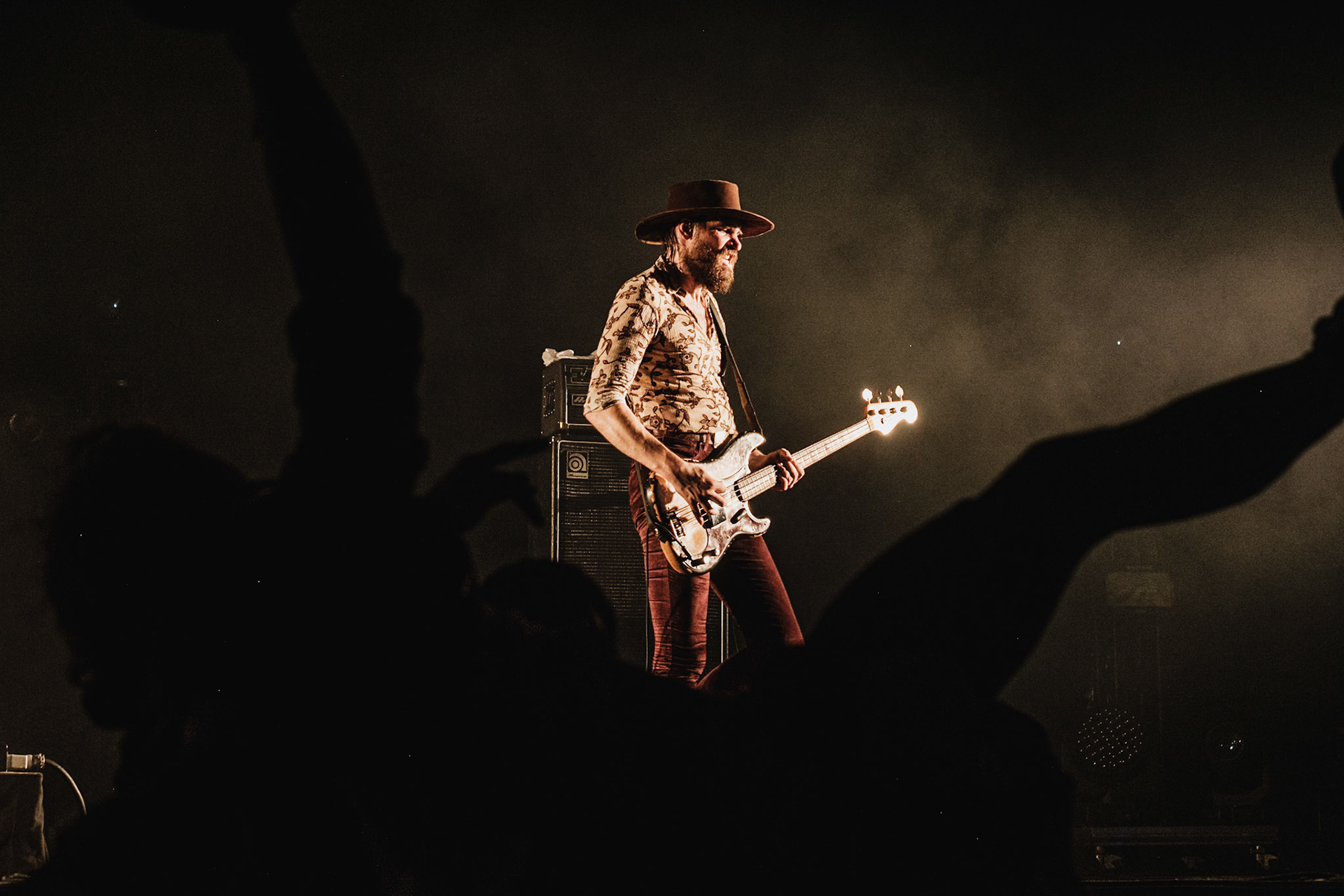 France, Clisson, 2022-06-25.  Kadavar. 15th edition of Hellfest, the famous metal festival back after 2 years of postponement, for an exceptional double edition. Photography by Maxime Gruss / Hans Lucas.France, Clisson, 2022-06-25. Kadavar. 15eme edition du Hellfest, le celebre festival de metal de retour apres 2 ans de report, pour une double edition exceptionnelle. Photographie de Maxime Gruss / Hans Lucas.