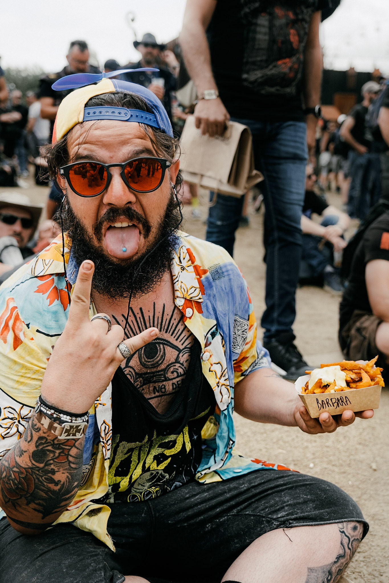 France, Clisson, 2022-06-26. 15th edition of Hellfest, the famous metal festival back after 2 years of postponement, for an exceptional double edition. Photography by Maxime Gruss / Hans Lucas.France, Clisson, 2022-06-26.15eme edition du Hellfest, le celebre festival de metal de retour apres 2 ans de report, pour une double edition exceptionnelle. Photographie de Maxime Gruss / Hans Lucas.