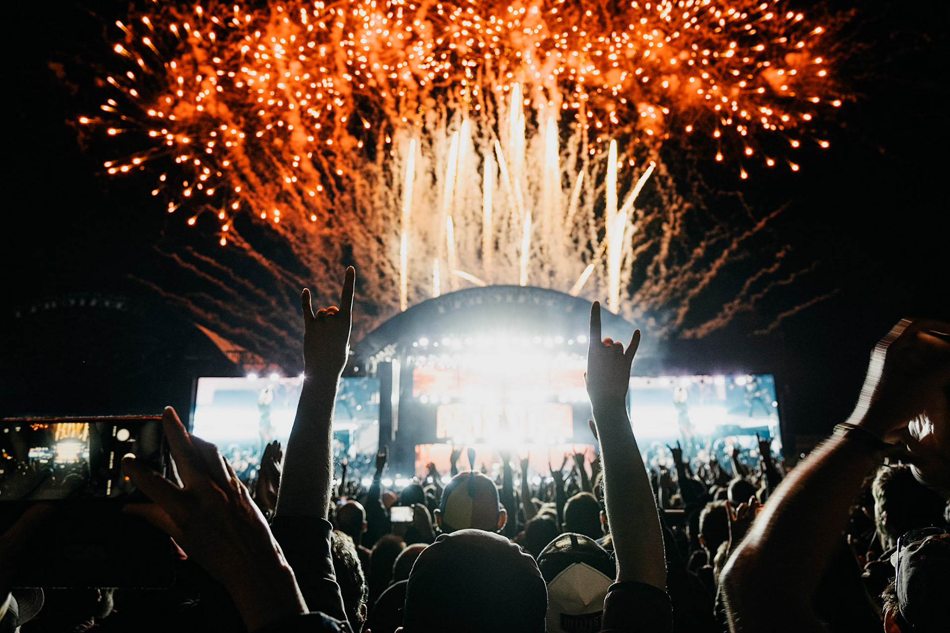 France, Clisson, 2022-06-27. 15th edition of Hellfest, the famous metal festival back after 2 years of postponement, for an exceptional double edition. Photography by Maxime Gruss / Hans Lucas.France, Clisson, 2022-06-27. 15eme edition du Hellfest, le celebre festival de metal de retour apres 2 ans de report, pour une double edition exceptionnelle. Photographie de Maxime Gruss / Hans Lucas.