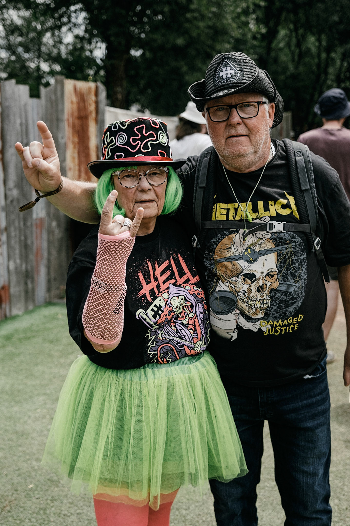 France, Clisson, 2022-06-26. 15th edition of Hellfest, the famous metal festival back after 2 years of postponement, for an exceptional double edition. Photography by Maxime Gruss / Hans Lucas.France, Clisson, 2022-06-26.15eme edition du Hellfest, le celebre festival de metal de retour apres 2 ans de report, pour une double edition exceptionnelle. Photographie de Maxime Gruss / Hans Lucas.