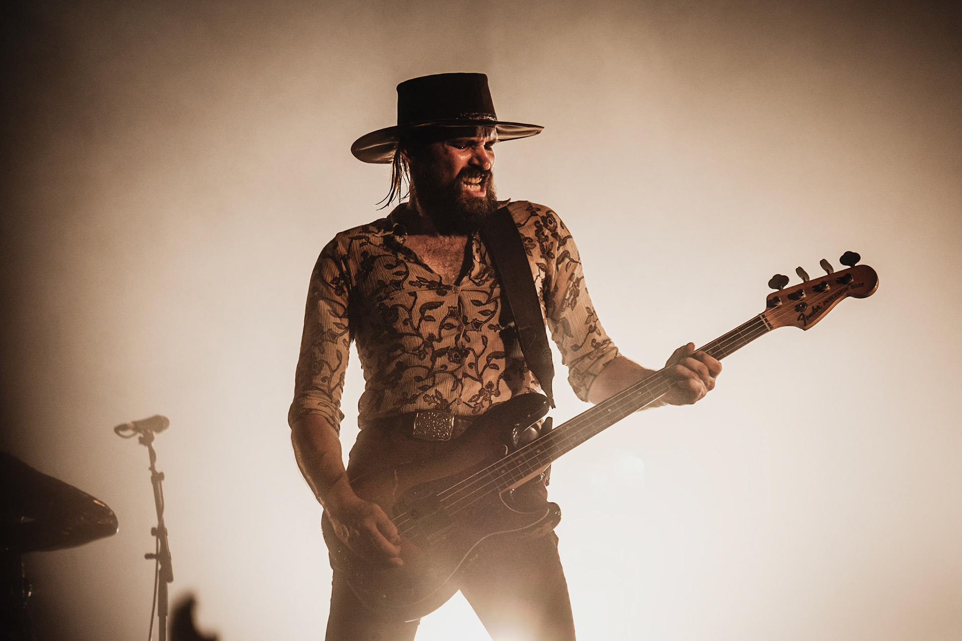 France, Clisson, 2022-06-25.  Kadavar. 15th edition of Hellfest, the famous metal festival back after 2 years of postponement, for an exceptional double edition. Photography by Maxime Gruss / Hans Lucas.France, Clisson, 2022-06-25. Kadavar. 15eme edition du Hellfest, le celebre festival de metal de retour apres 2 ans de report, pour une double edition exceptionnelle. Photographie de Maxime Gruss / Hans Lucas.