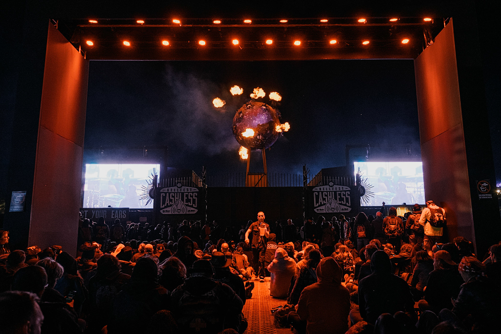 France, Clisson, 2022-06-25. 15th edition of Hellfest, the famous metal festival back after 2 years of postponement, for an exceptional double edition. Photography by Maxime Gruss / Hans Lucas.France, Clisson, 2022-06-25. 15eme edition du Hellfest, le celebre festival de metal de retour apres 2 ans de report, pour une double edition exceptionnelle. Photographie de Maxime Gruss / Hans Lucas.