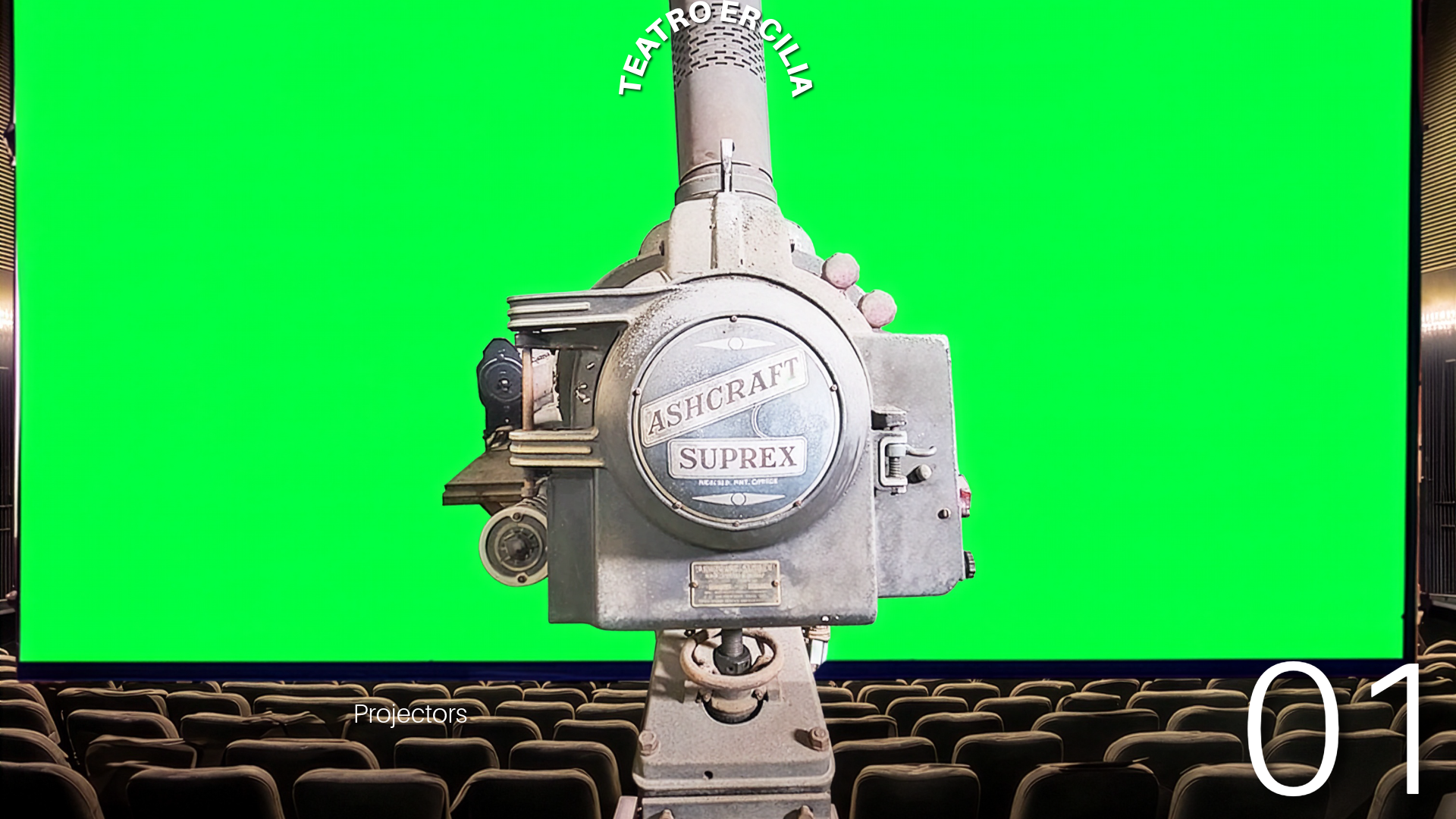 Front view Projector