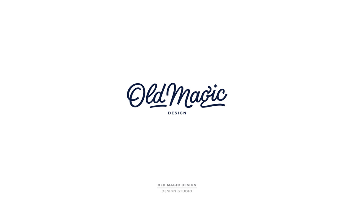 Old Magic Design - Lettering Logo Collection 1