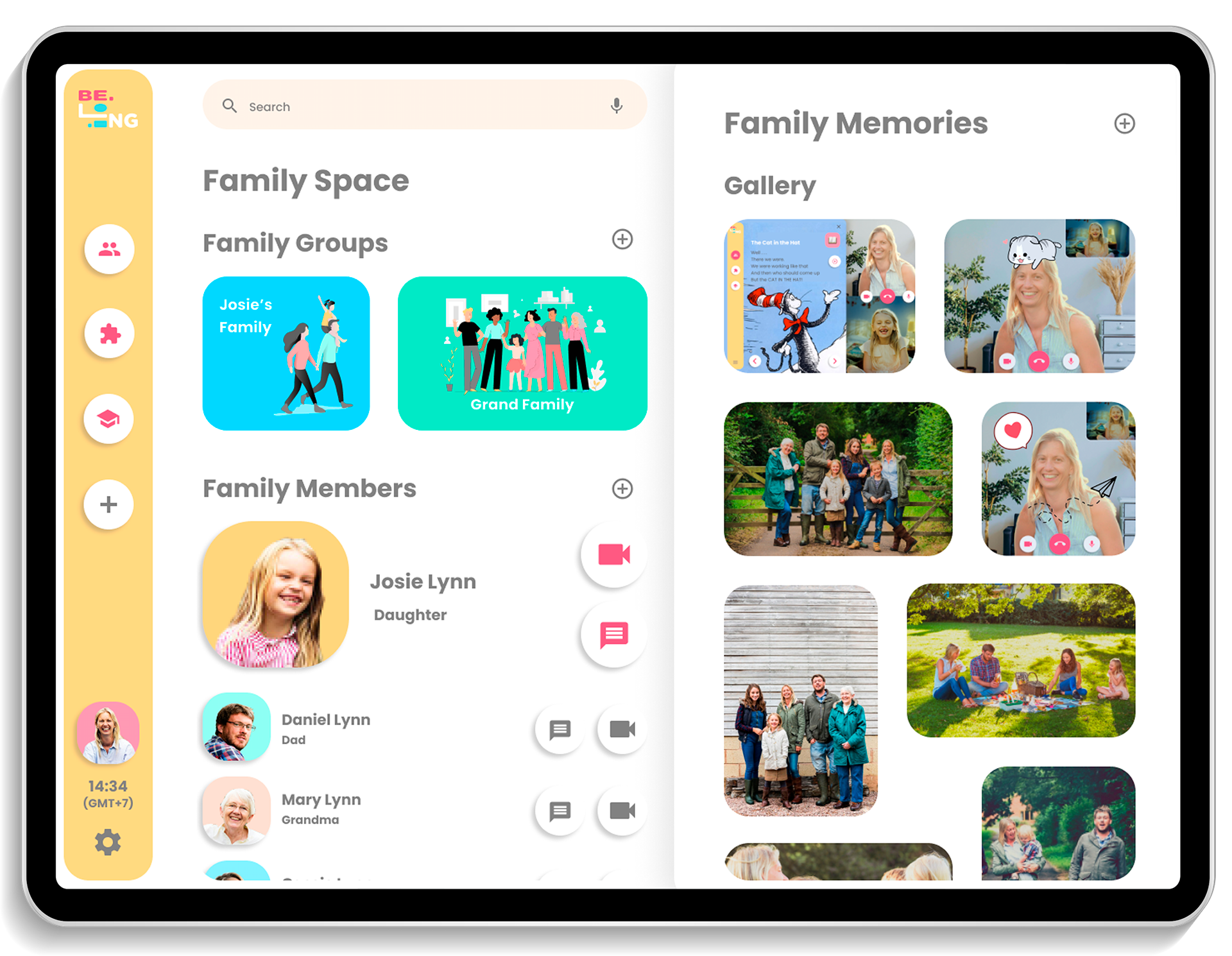 Parents' Interface Family Space