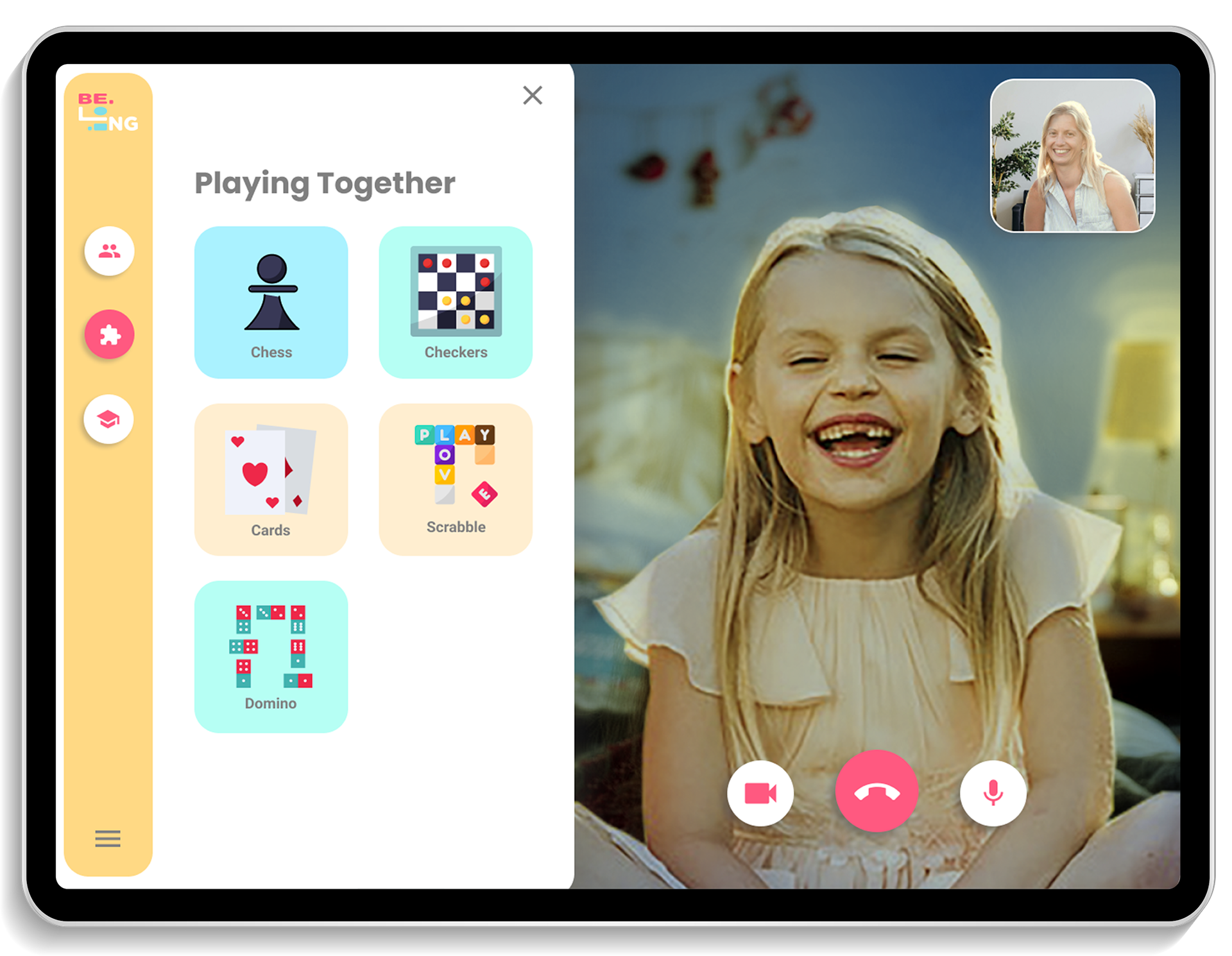 Parent's Interface Selecting Activity