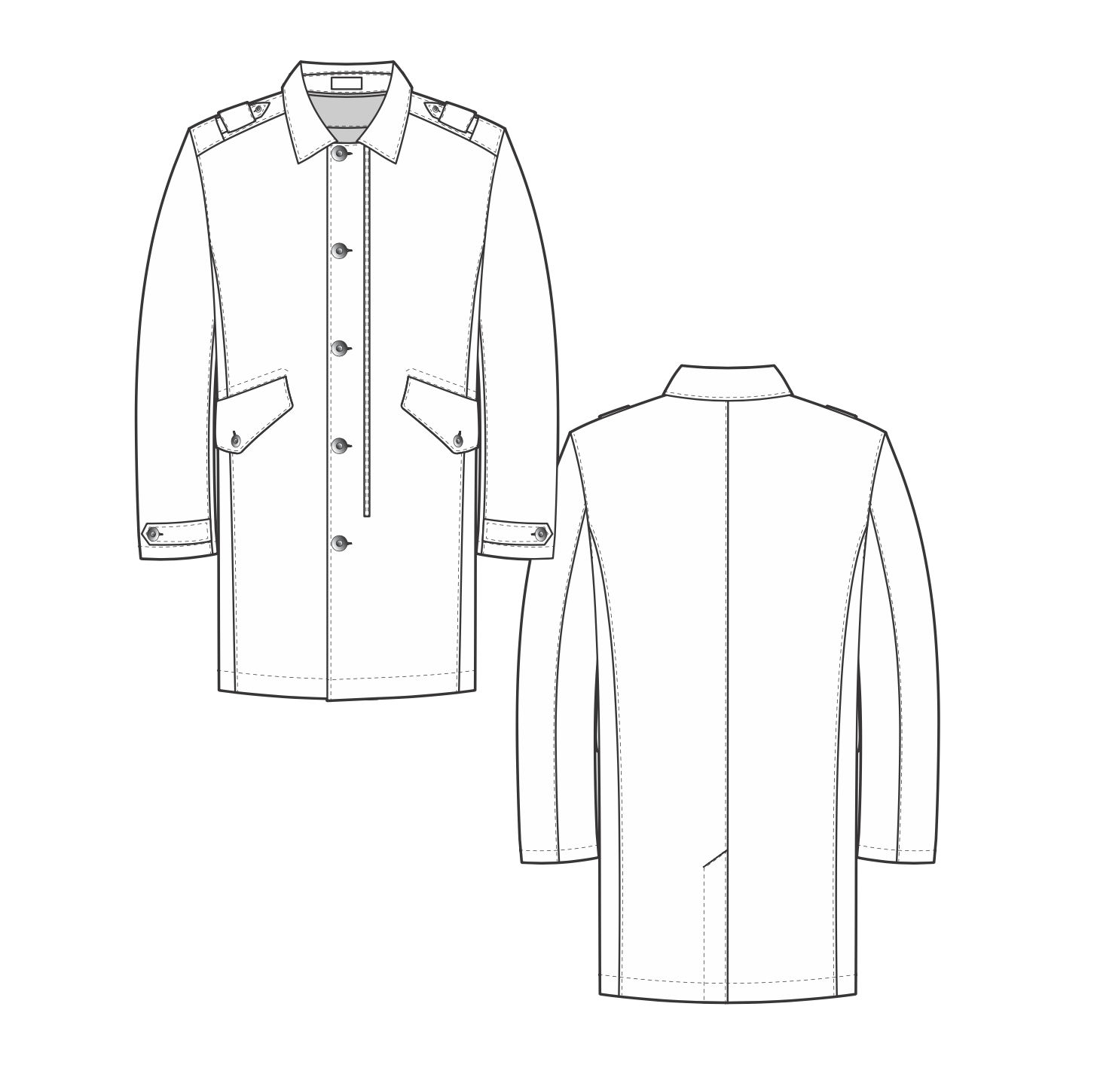 The coat is from existing design