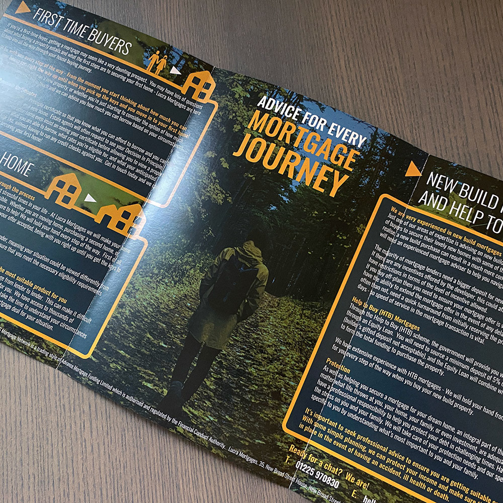 A5 6pp Roll Folded Leaflet