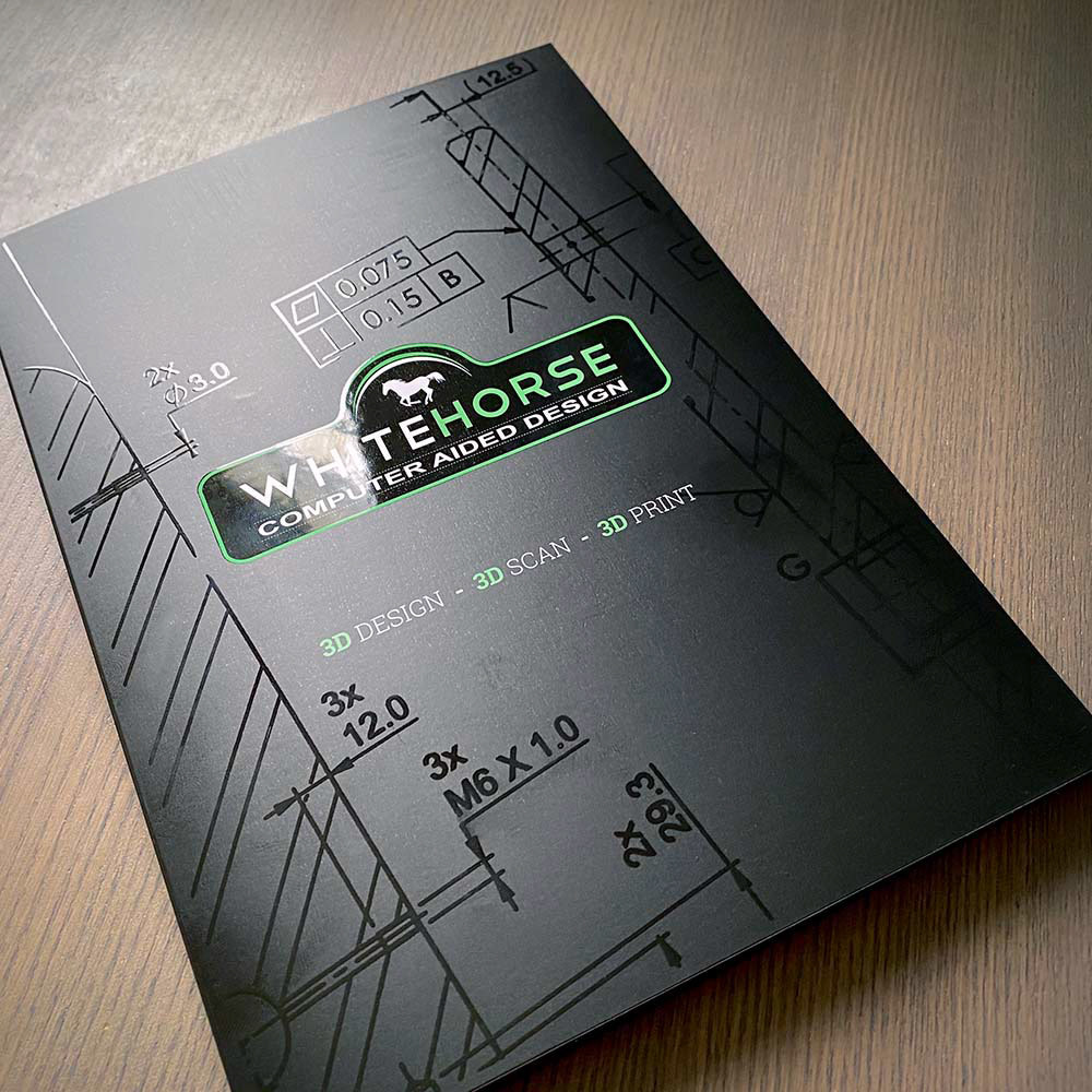 A5 Spot UV Presentation Folder