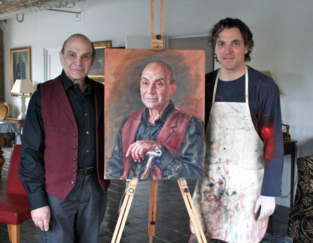With David Suchet