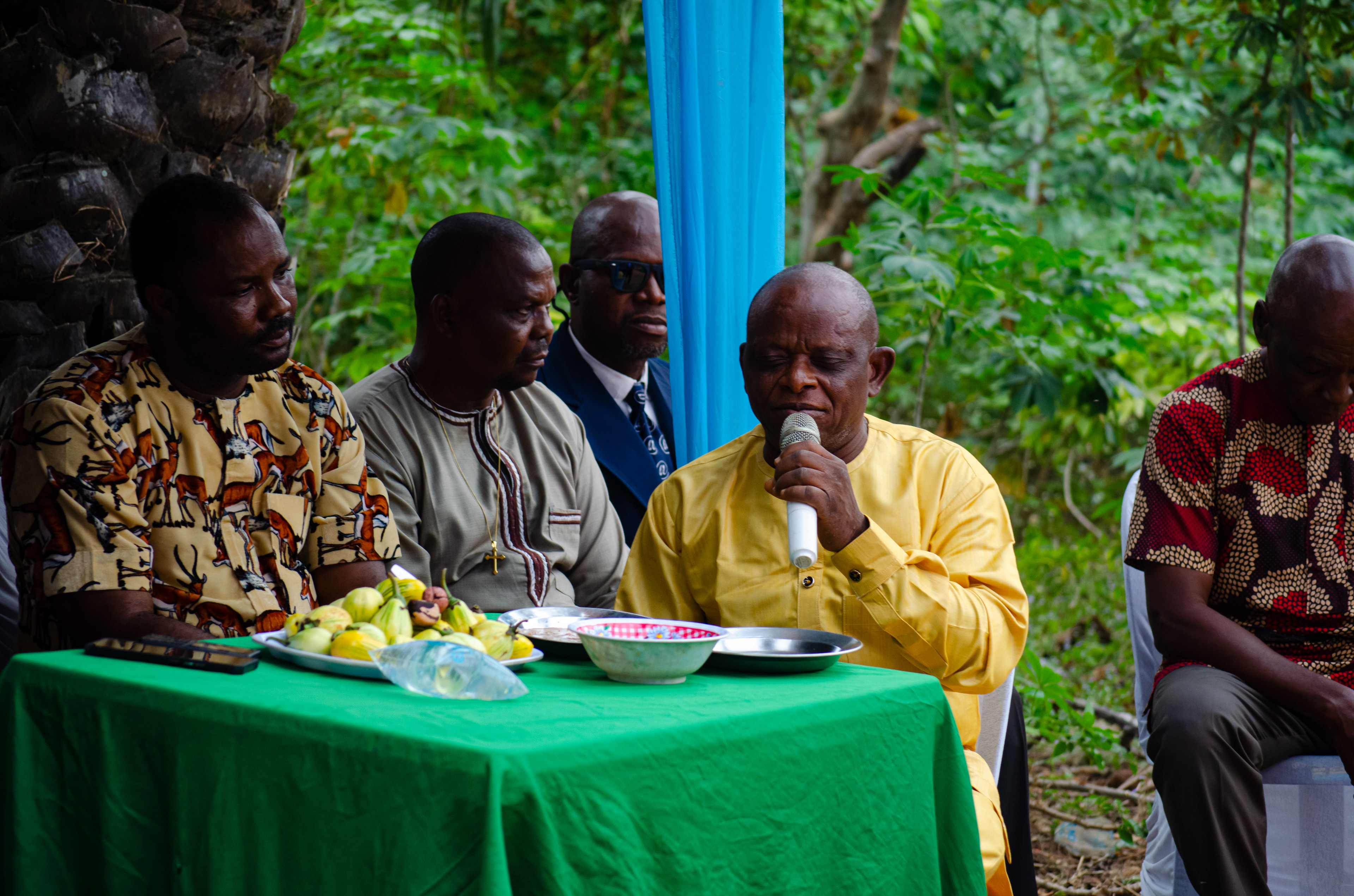 Whether its a village meeting or a traditional wedding the beggining of each event starts with one of the ummuna (elders of the village) to pray over the event and welcome the people present at the moment.