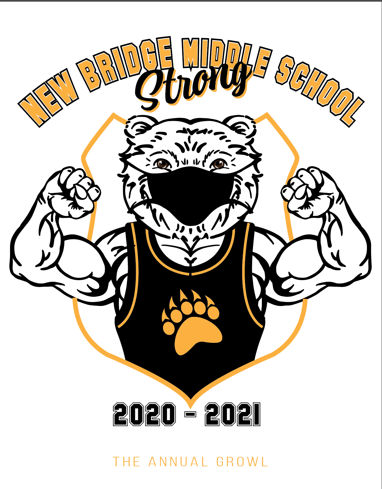 Yearbook Cover Design for local school