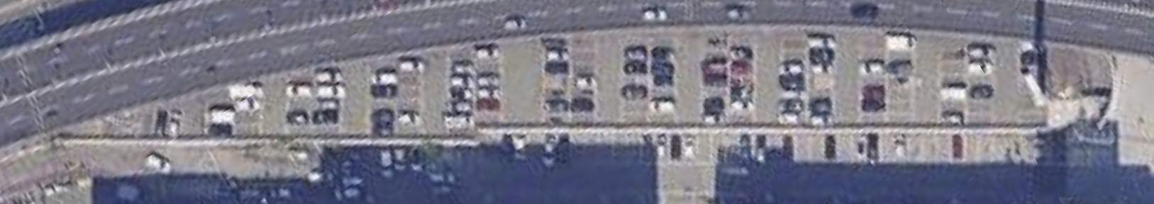 Existing parking structure and parking set up