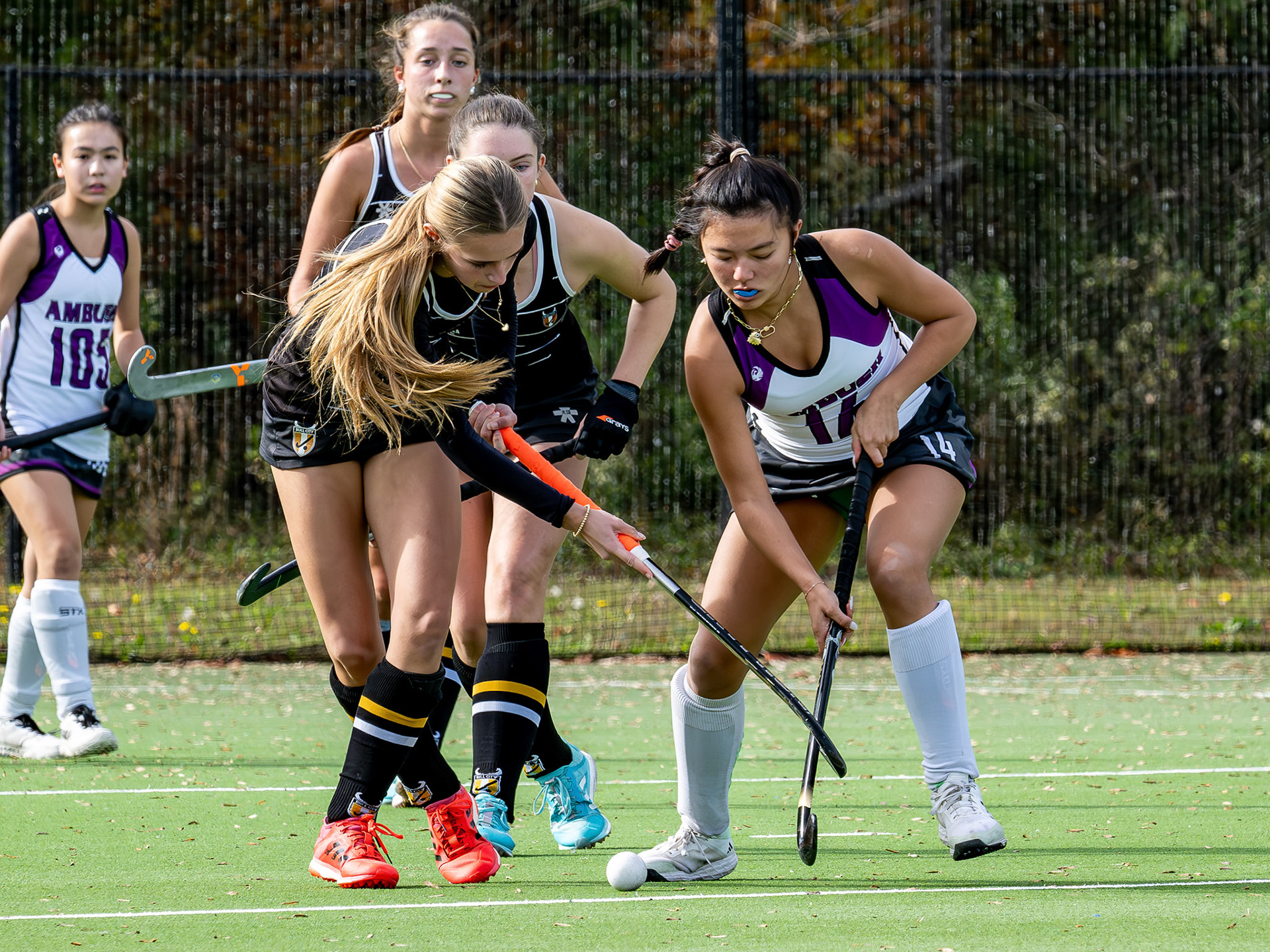 Charlotte Ambush versus Bull City During Fall 2024 Field Hockey Playday